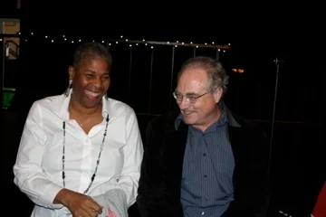 Lenora Fulani and Dan Friedman, December 2010, Photo by Ronald L. Glassman