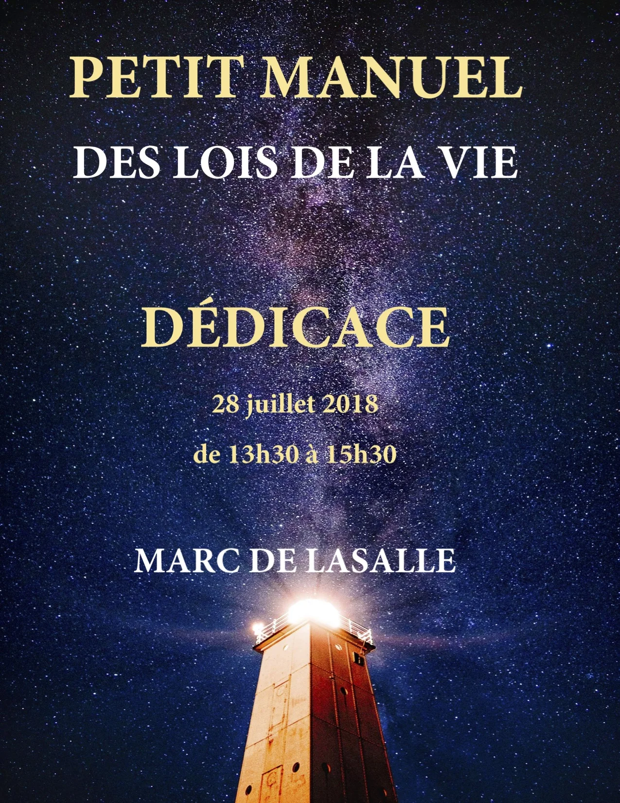 Séance de Dédicaces avec Marc de LaSalle