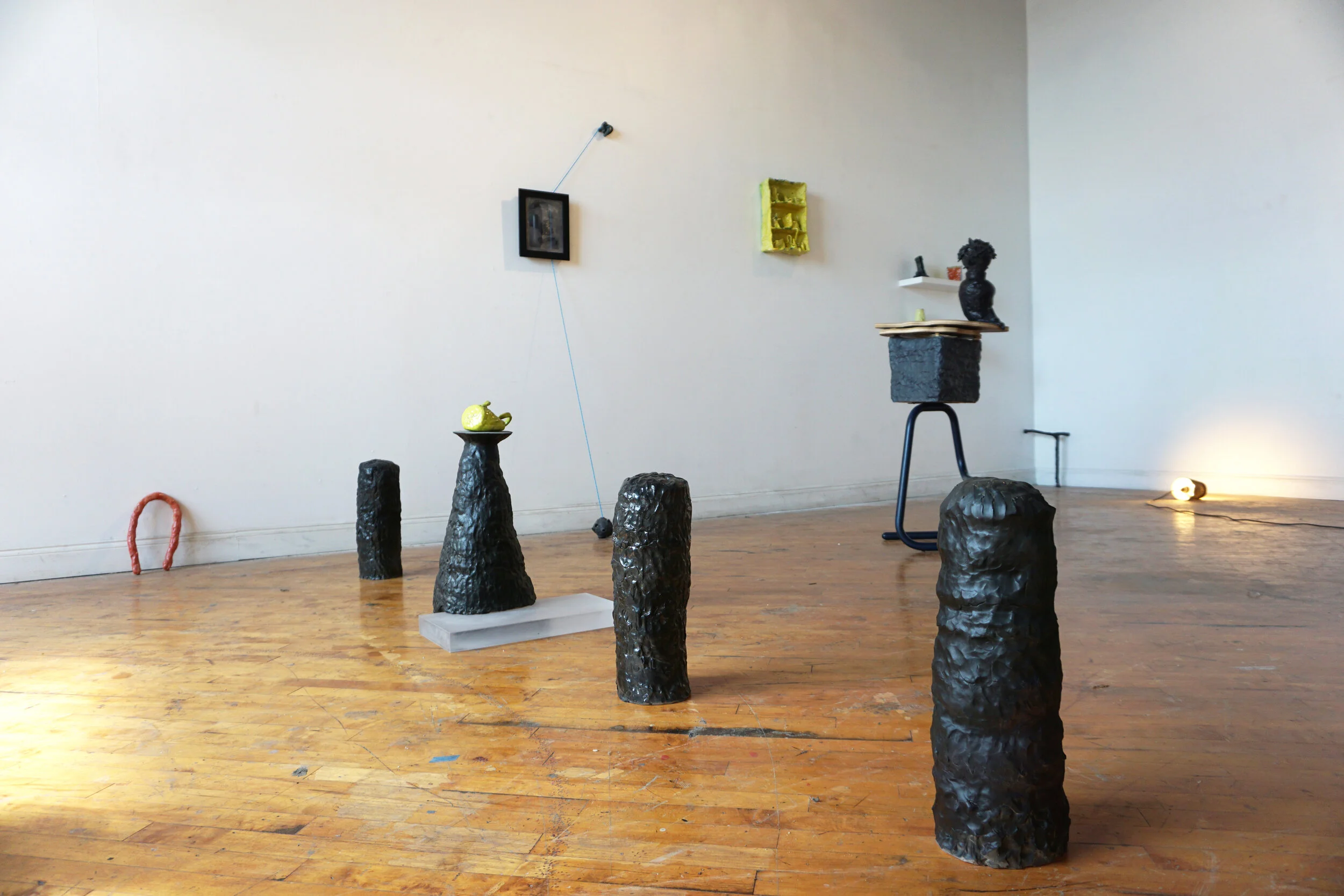  Installation shot with This #1, That #2 and Threshold #4 