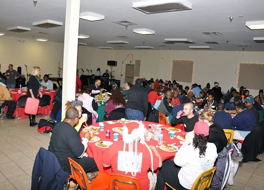 Guests and staff get into the Christmas spirit thanks to the generosity of Holiday Express