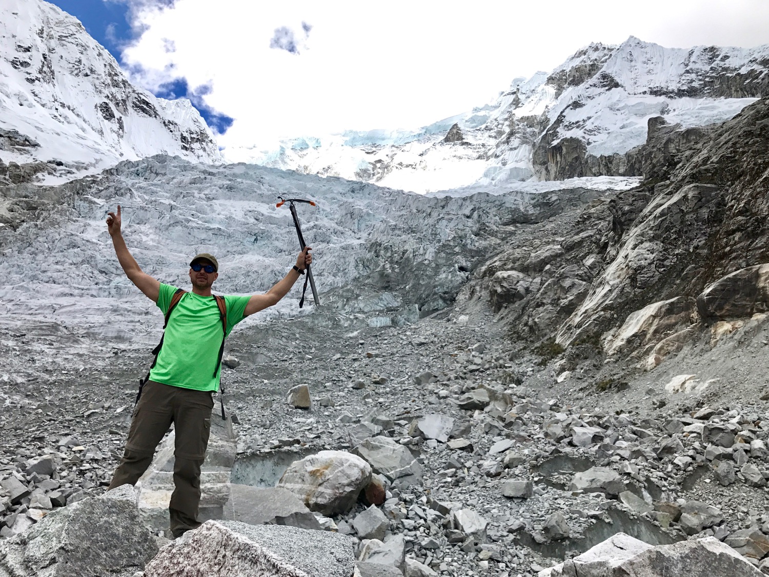 Approaching the Glaciers