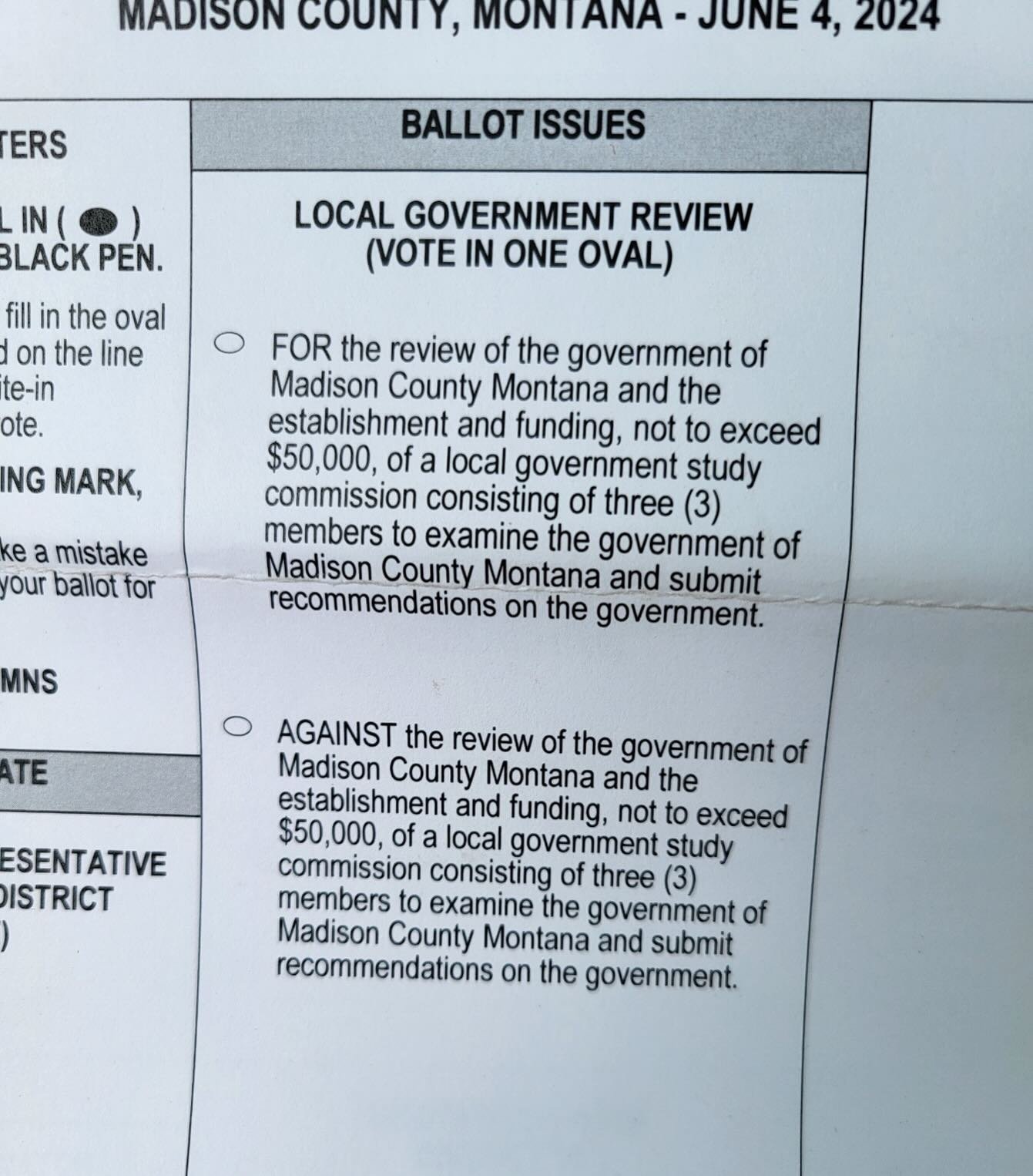 Lookie, lookie what we have here on the June 4th ballot in Madison County, Montana! We&rsquo;ve known all along this place was corrupt as the summer day is long. What they did to us is just a symptom of a much bigger problem. Let&rsquo;s hope the peo