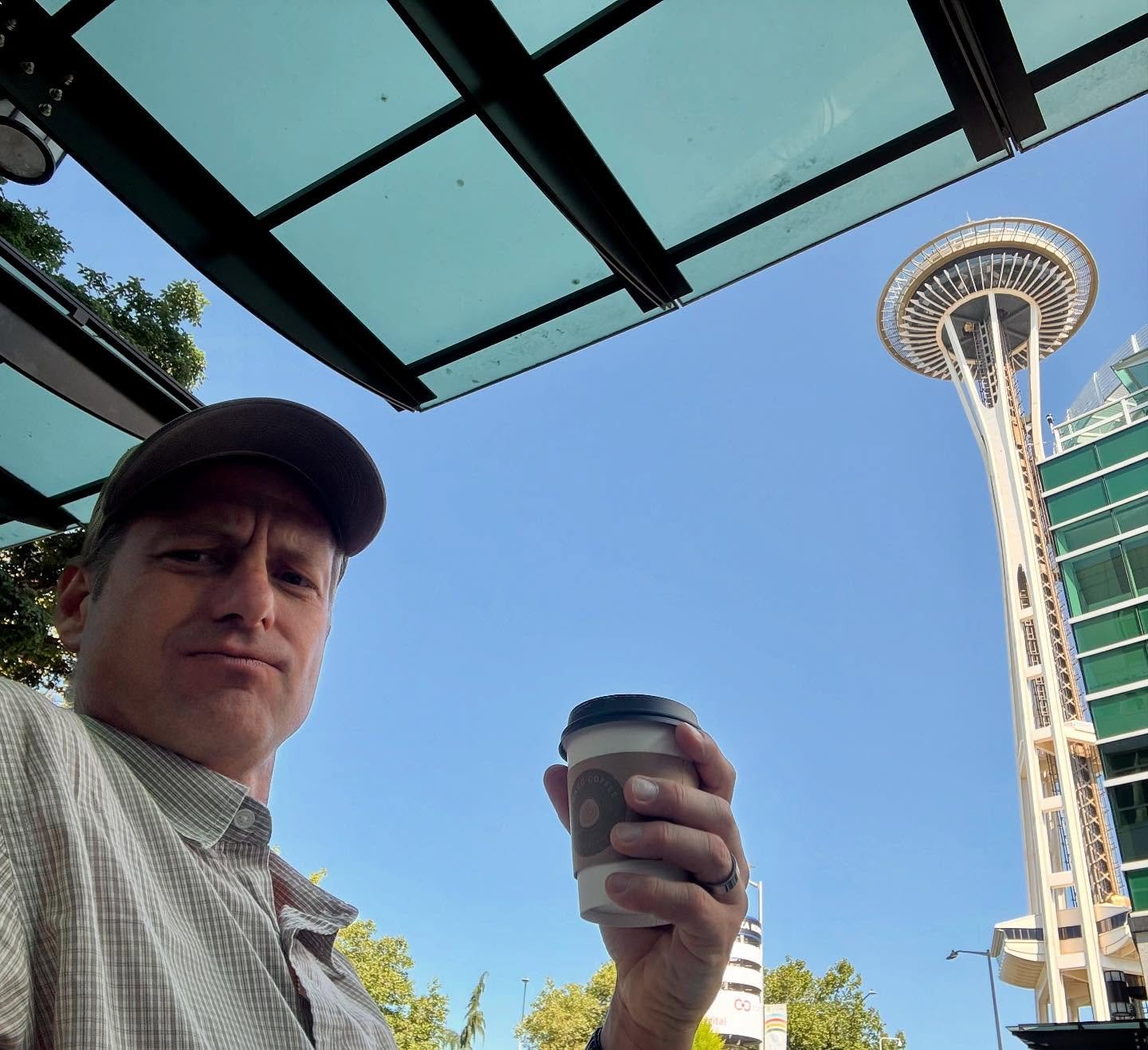 Can’t figure out why I had to work so hard to find this coffee when I needed it most. Nearly 3 miles of walking on a path that went right through the middle of a homeless turf war. One guy threw a punch, another drew a knife. I told the team, &