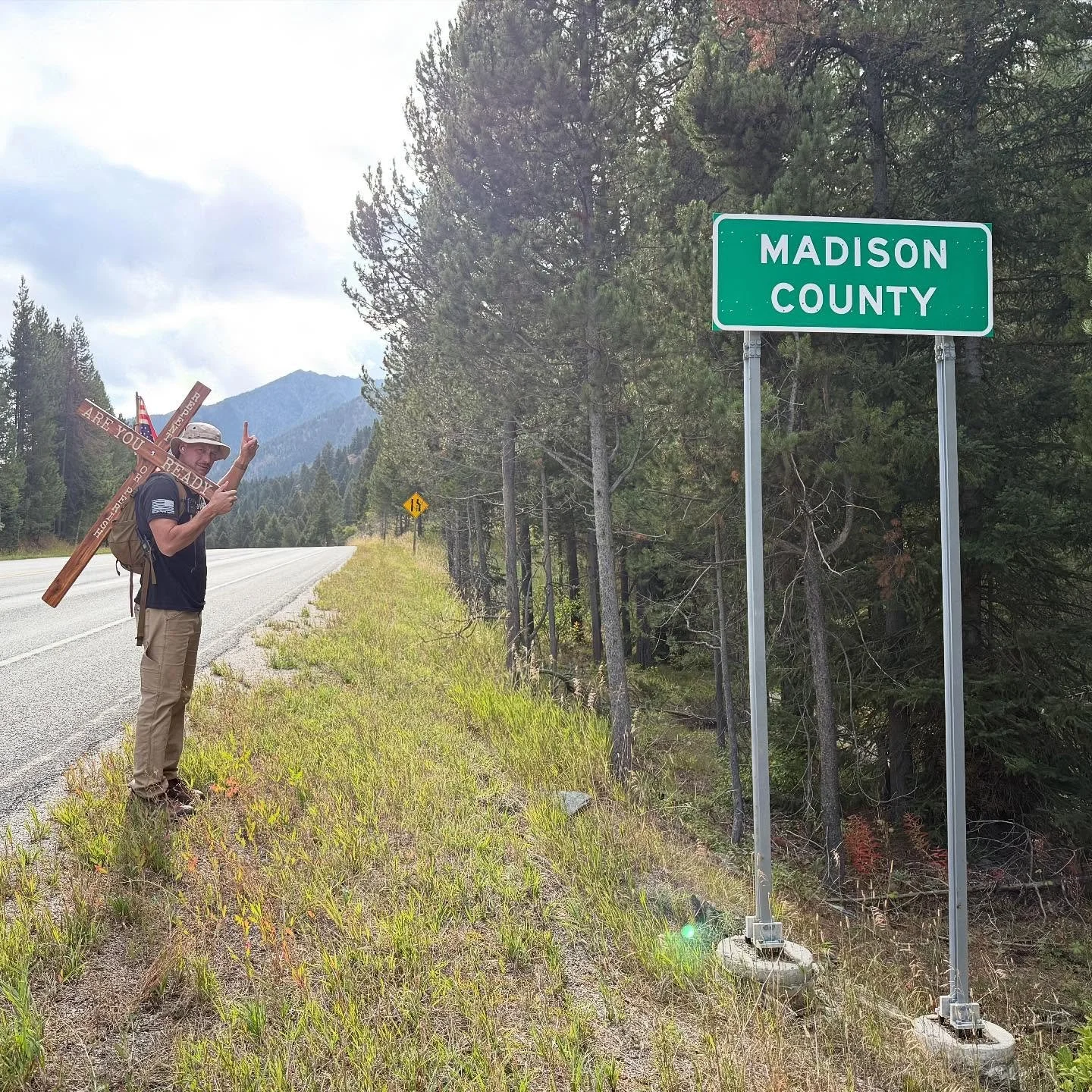 Every Mile of Madison County Highway asphalt! #thelongwalkusa