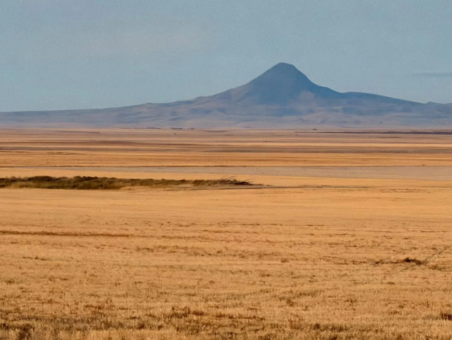 The Sweet Grass Hills, I remember it like it was yesterday. 16 years ago, and I still can’t believe I pedaled a bicycle every one of these long miles on Montana’s High Line. Barrreling east … Carolina on my mind. #fpgmtestimony