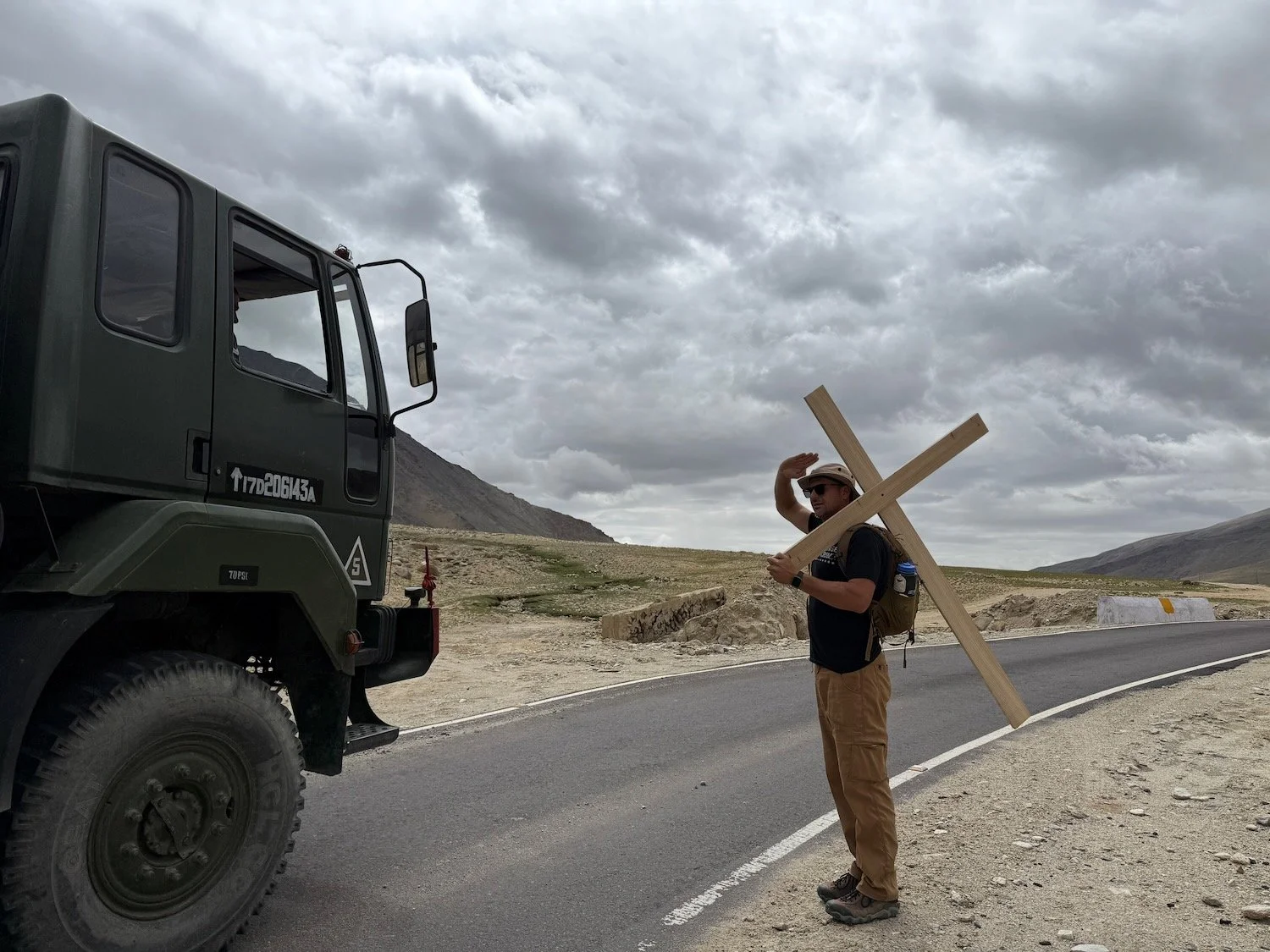 Saluting the Indian Army Traffic