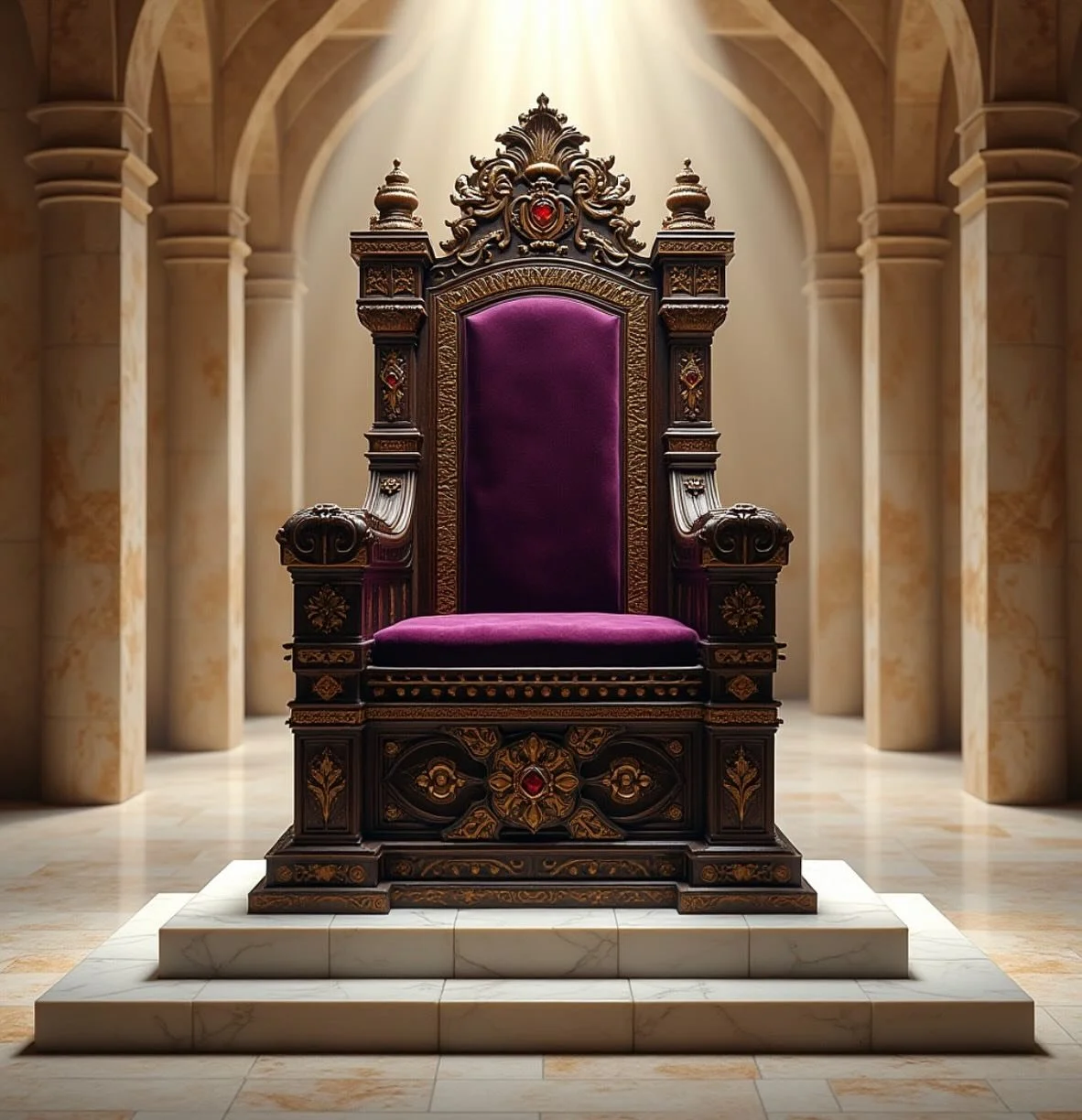 MORNING VITAMINS &mdash; LUKE 1:32

&ldquo;He shall be great, and shall be called the Son of the Highest: and the Lord God shall give unto him the throne of his father David&rdquo; (Luke 1:32).

My friends, that is a POLITICAL, PHYSICAL, and QUITE LI