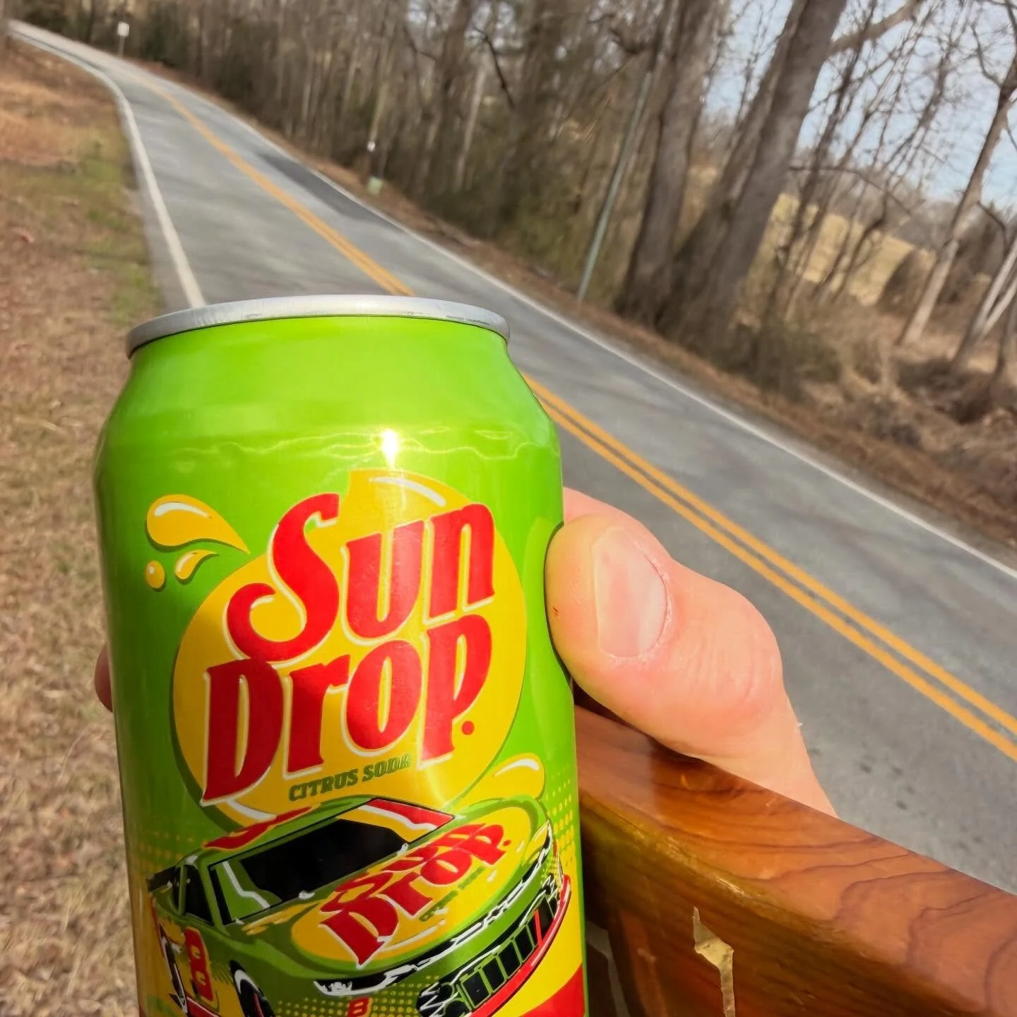When burning lots of calories and walking lots of miles, there is no better energy drink than an ice-cold canned SunDrop from an old-school drink machine. It&rsquo;s a great day for a Cross-walk in the Brushy Mountains of Caldwell and Alexander Count