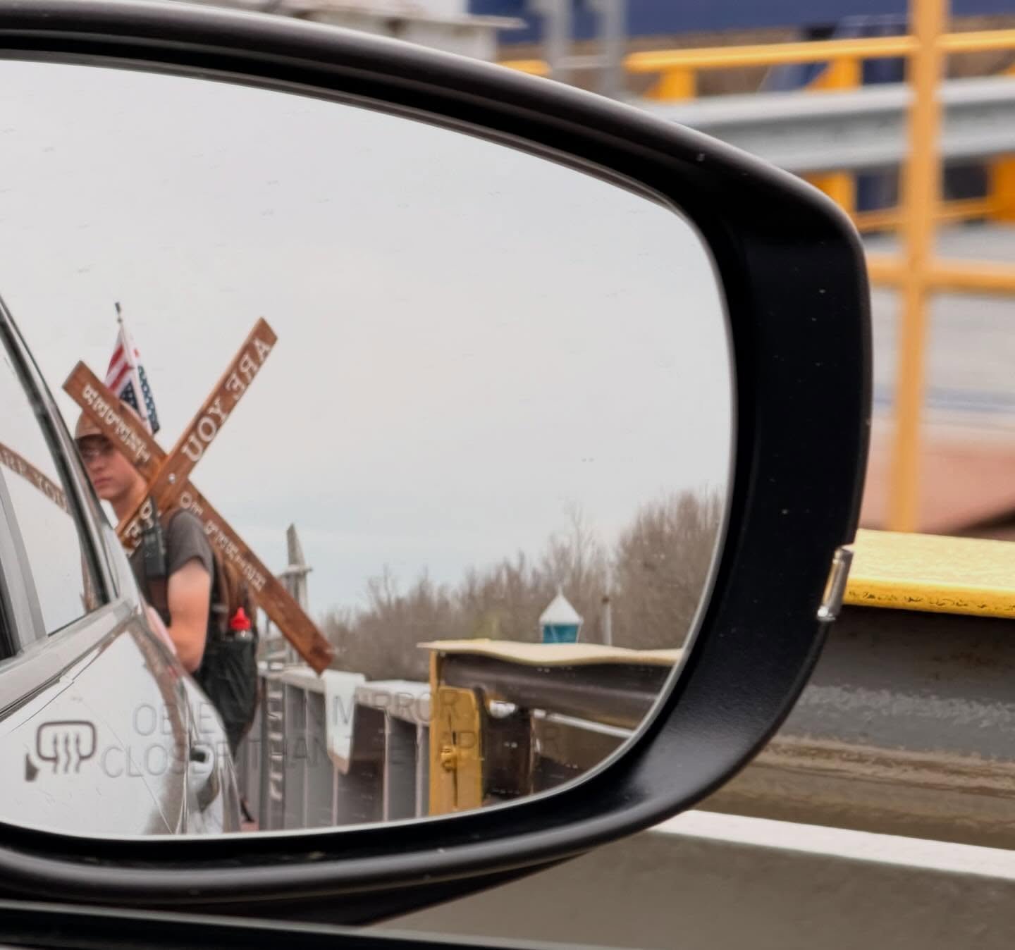 Mississippi River Ferry Crossing, Point &agrave; la Hache, Louisiana #thelongwalkusa #thelongwalkusa_bigriver