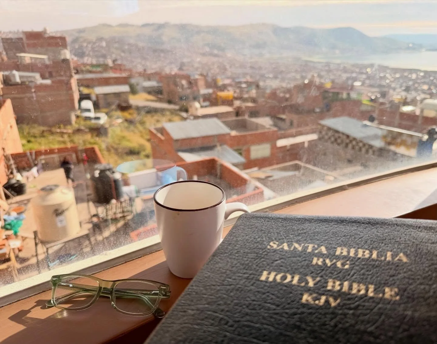 Quiet time at 12,900 ft.