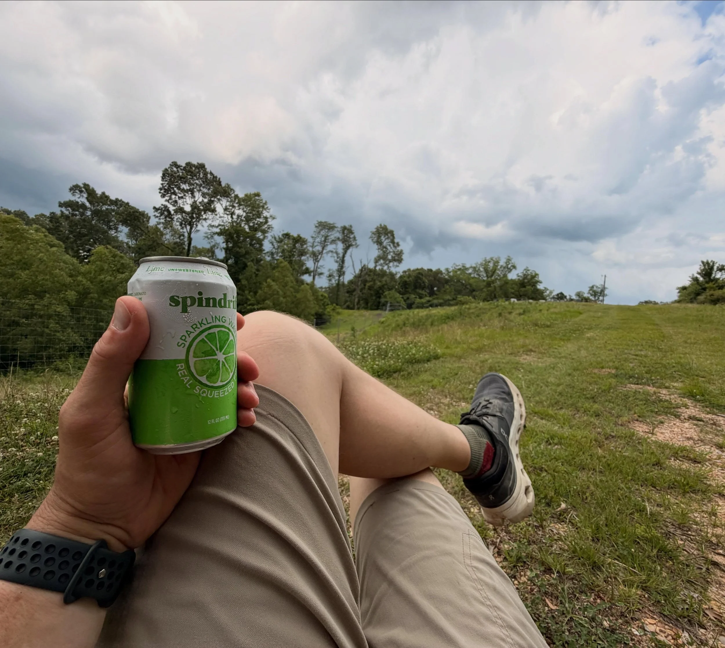 Part of a SAG crew members duty is to watch and track approaching thunderstorms, ready at a moment&rsquo;s notice to go grab walking preachers off the road. #thelongwalkusa #thelongwalkusa_bigriver