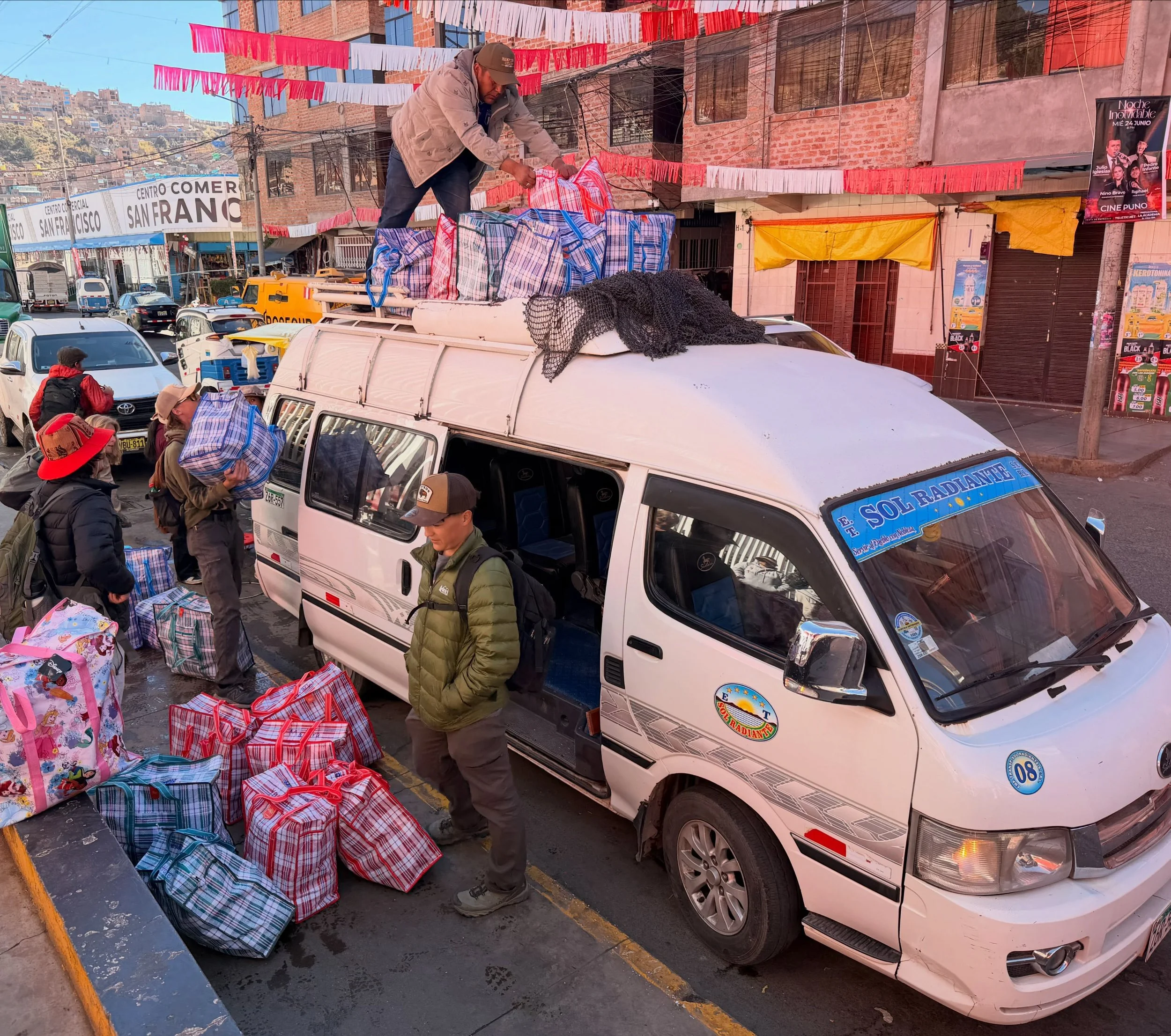 Loading up for Gospel outreach on Chucuito Peninsula! Will you pray for us? #teamyeshua