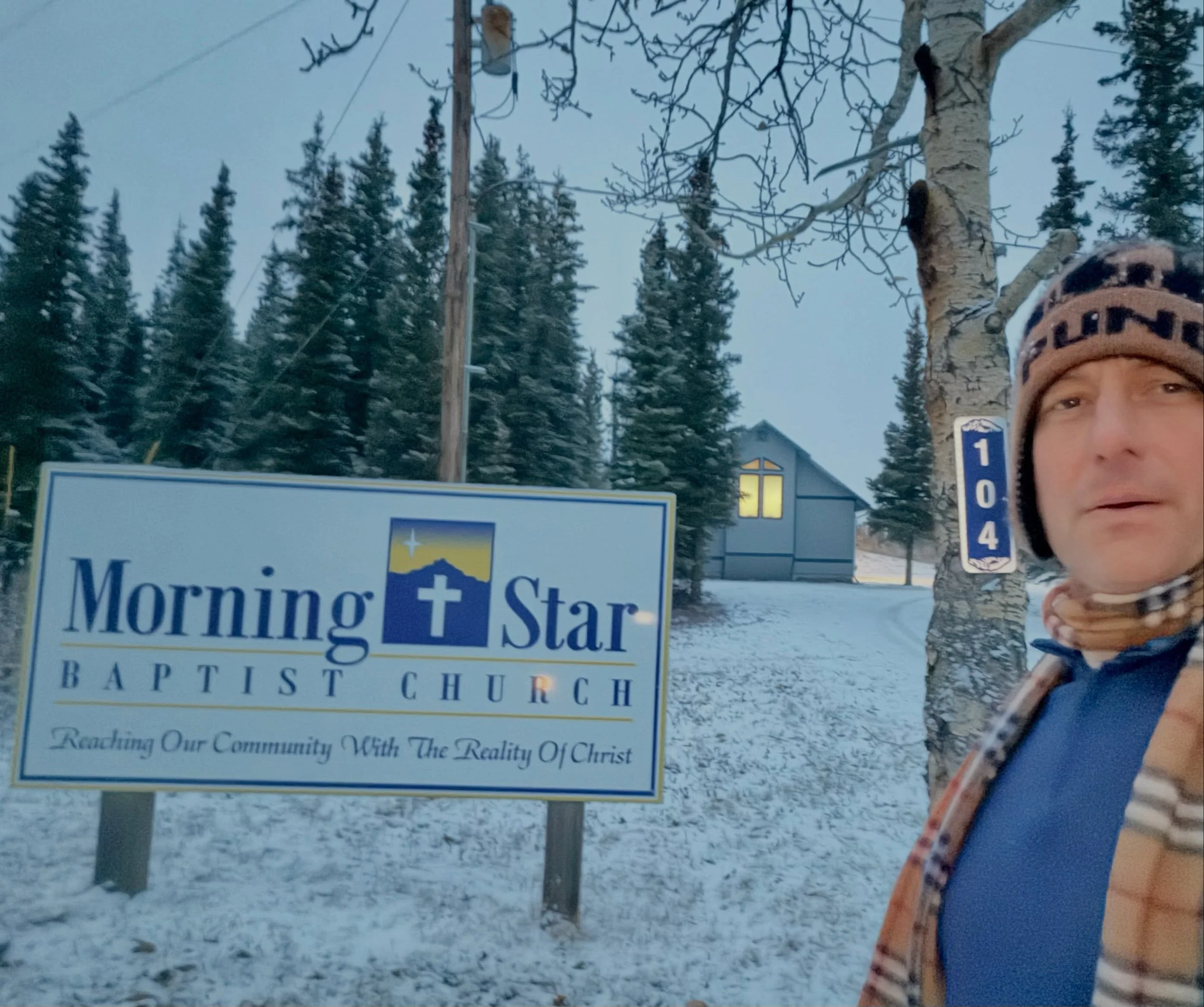 17 years ago, this little Southern Baptist Church in Healy, Alaska opened its doors to me on my bicycle ride that connected Key West, Florida with Prudhoe Bay, Alaska. After my pregnant wife and two little girls met me at the finish line they put us 
