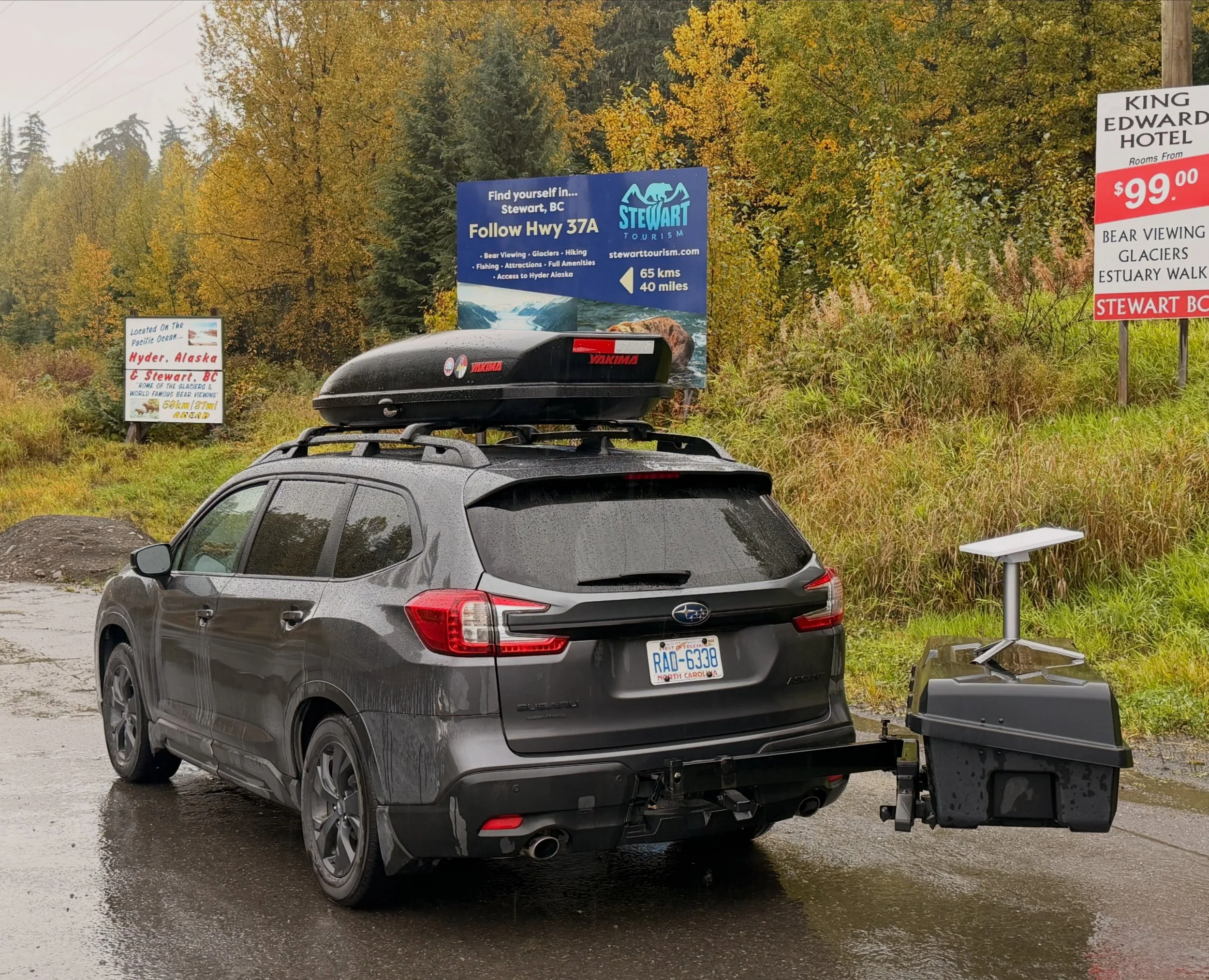 This Lord&rsquo;s Day, we went to church. After a long drive down the Cassiar Highway late into the night, and a near collision with a big bear, we thought to camp near Bear Glacier, but it was raining so hard that we just slept in the car. This morn
