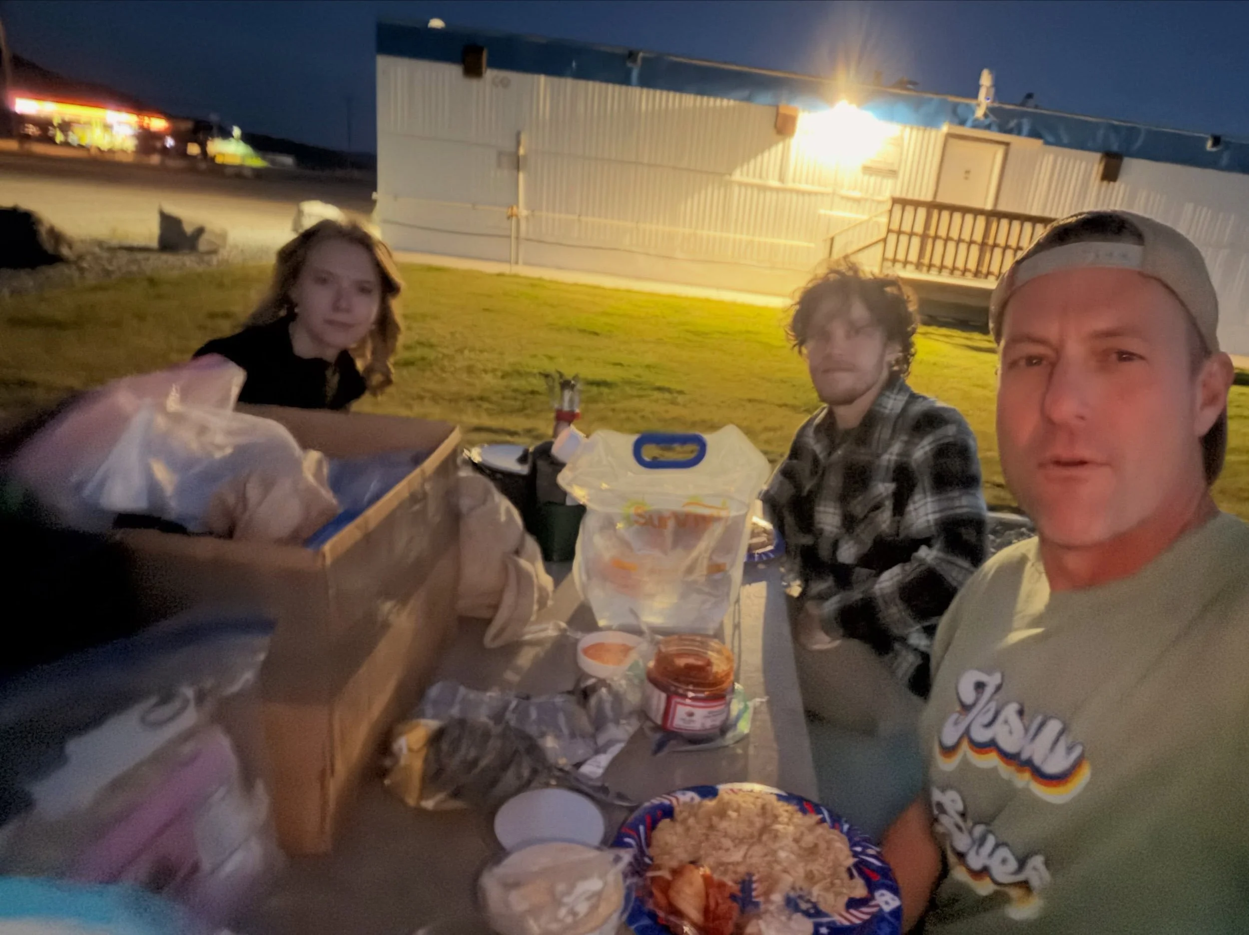 Cream Cheese Chicken, a rubber tramper classic. We make it with quinoa instead of rice these days. Add some real rotten kimchi, sourdough waza, and a little baba ganoush in honor of my Israeli friends &hellip; now that&rsquo;s a roadside meal. I don&