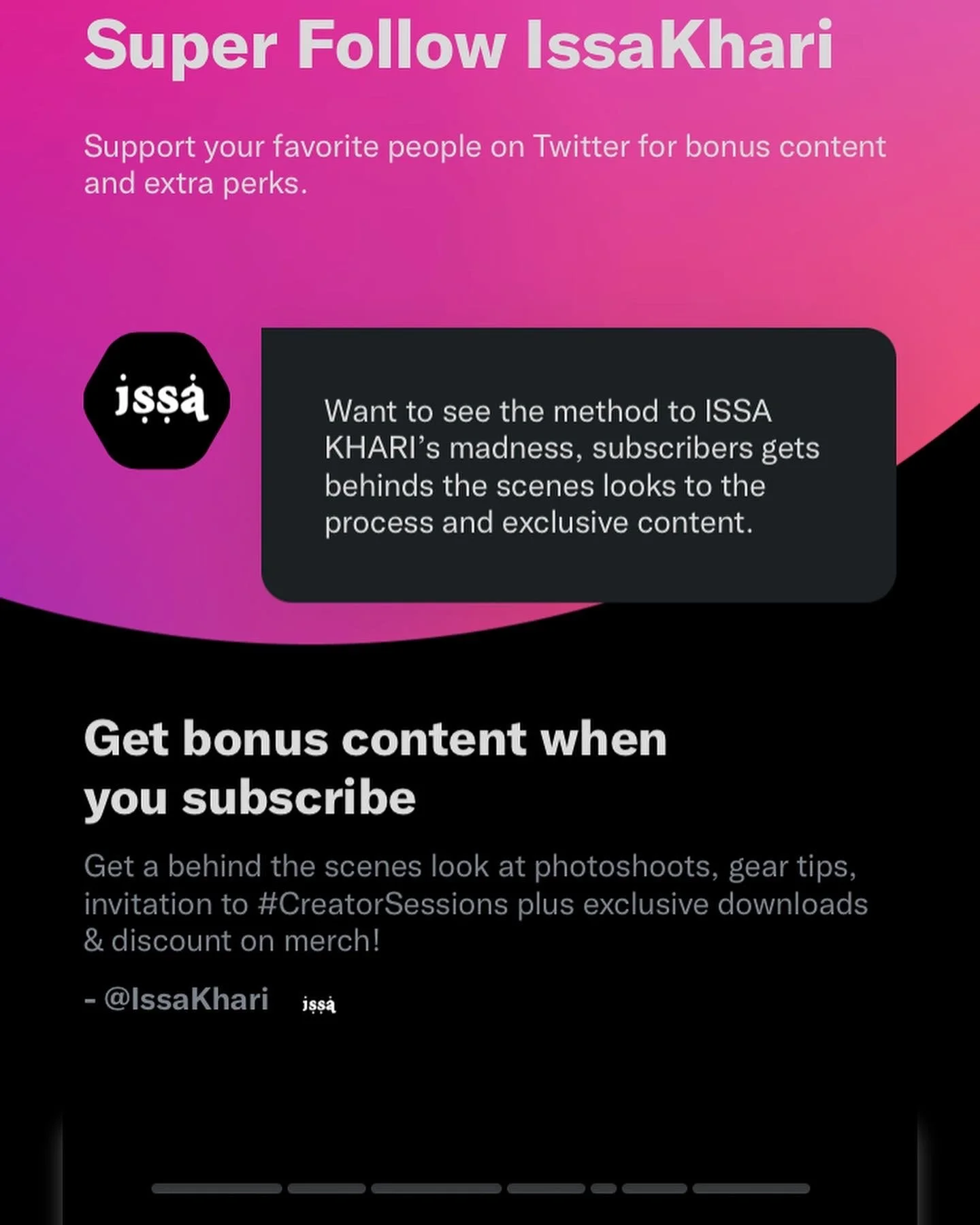 The Edit button is cool, but Super Follows, could change the way we (Content Creators) use Twitter forever!