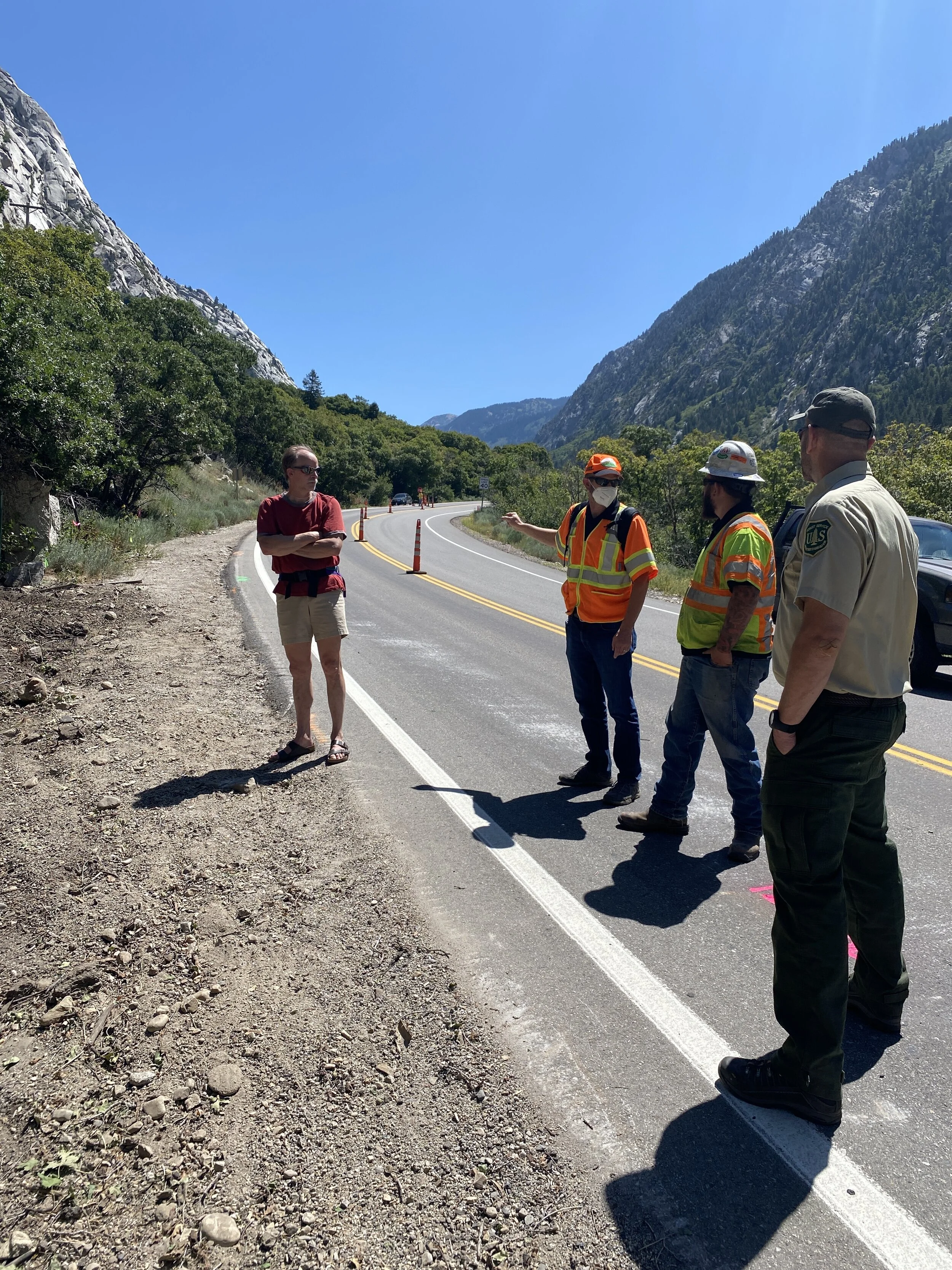 Bulldozers in lower Little Cottonwood this week