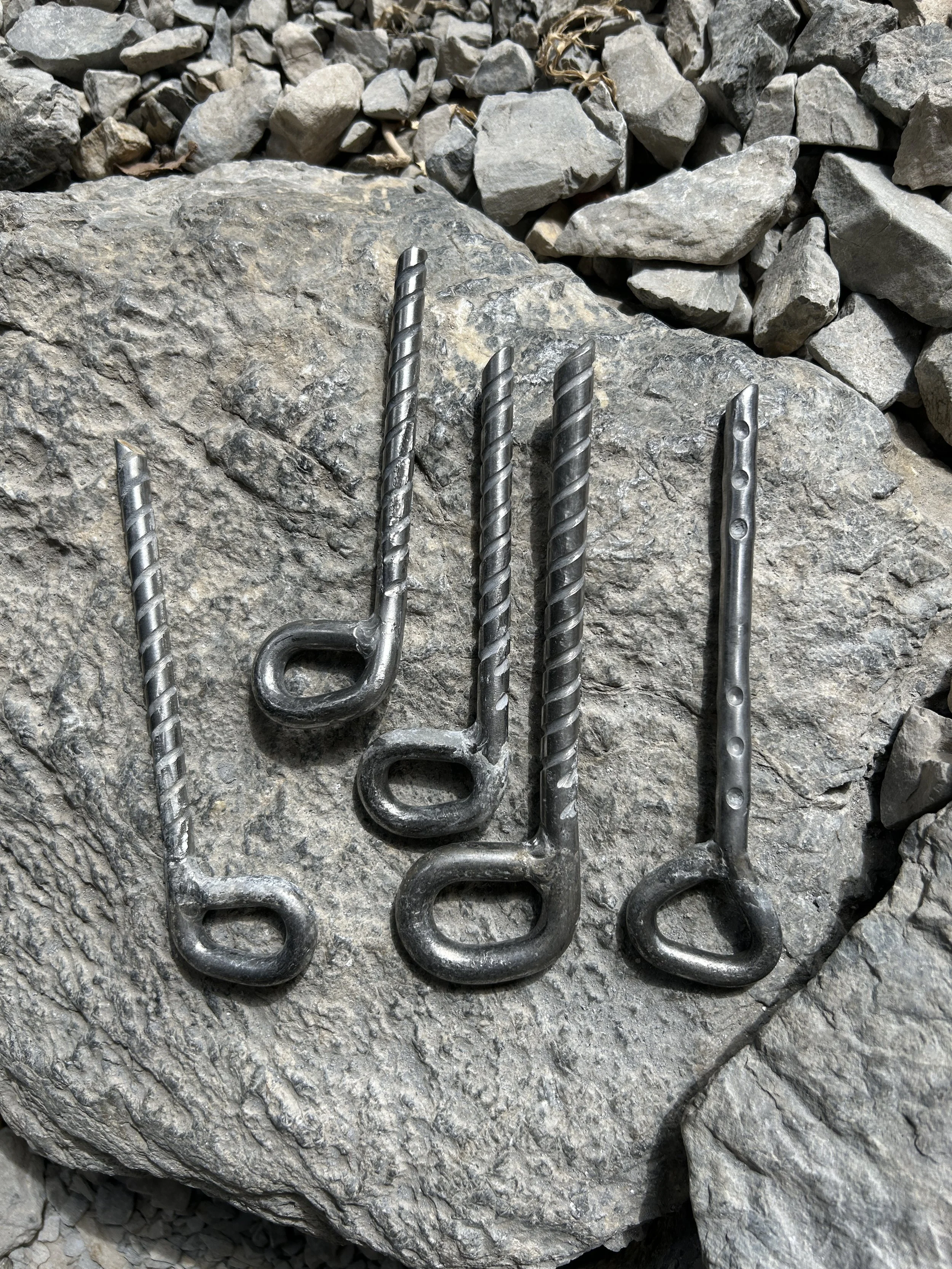 5 out of the 8 glue-ins removed