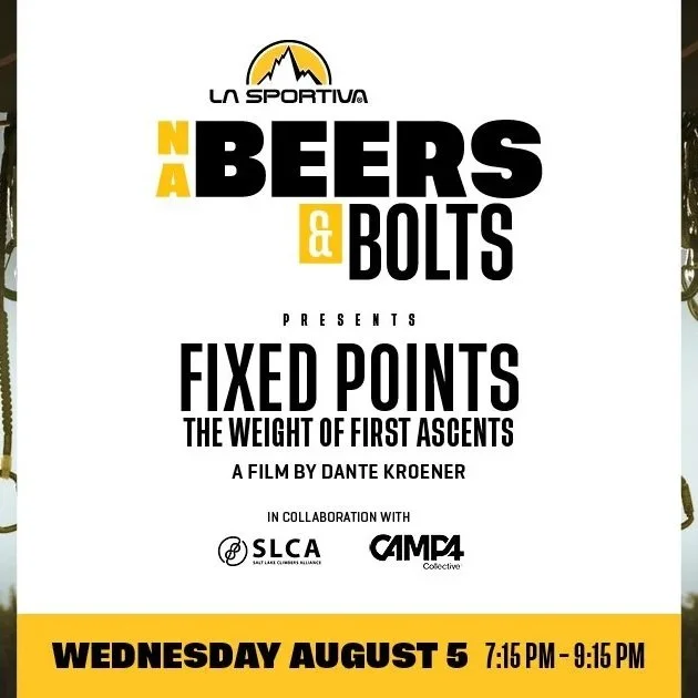 NA Beers &amp; Bolts: "Fixed Points" with La Sportiva