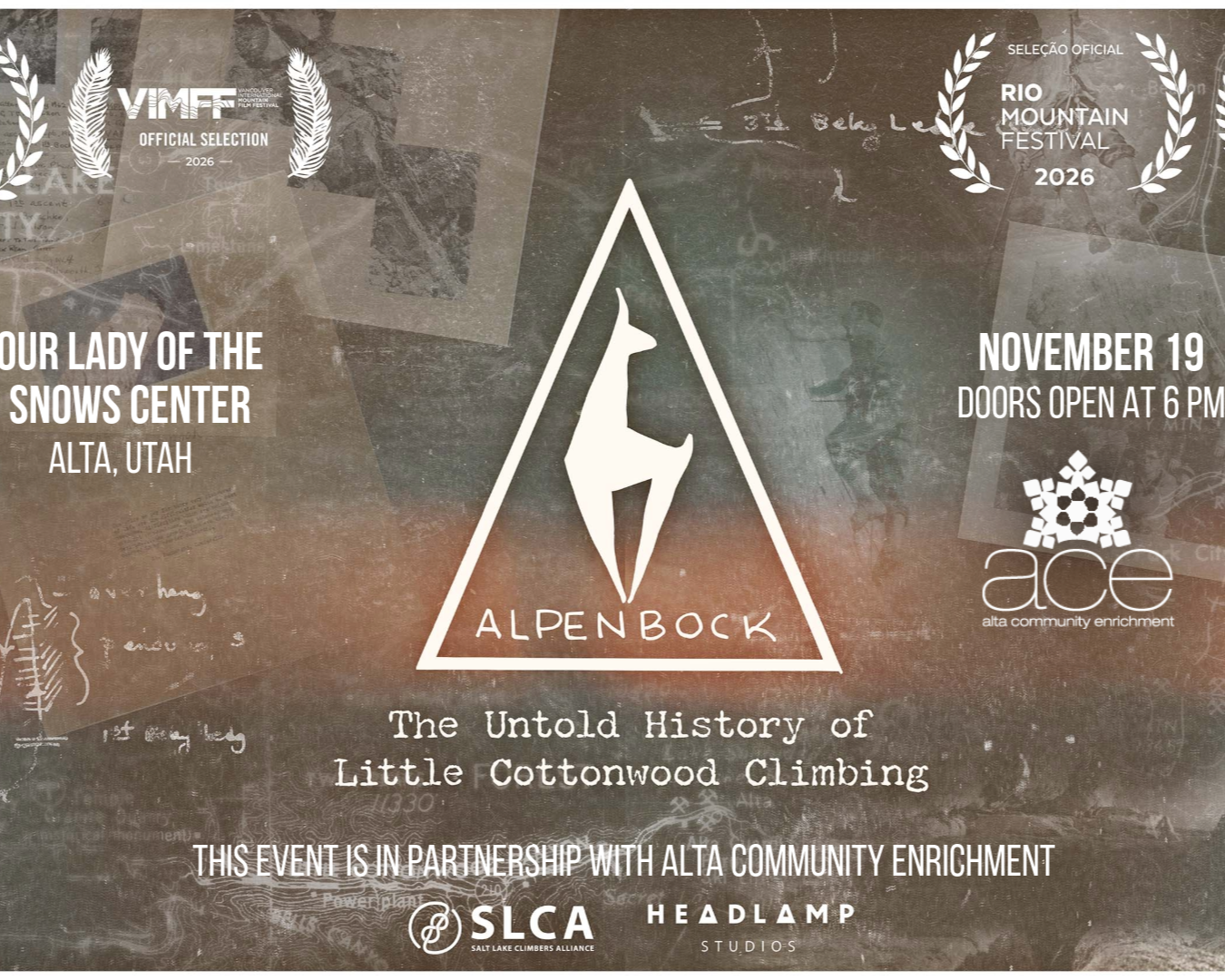 Alpenbock Film Showing with Alta Community Enrichment