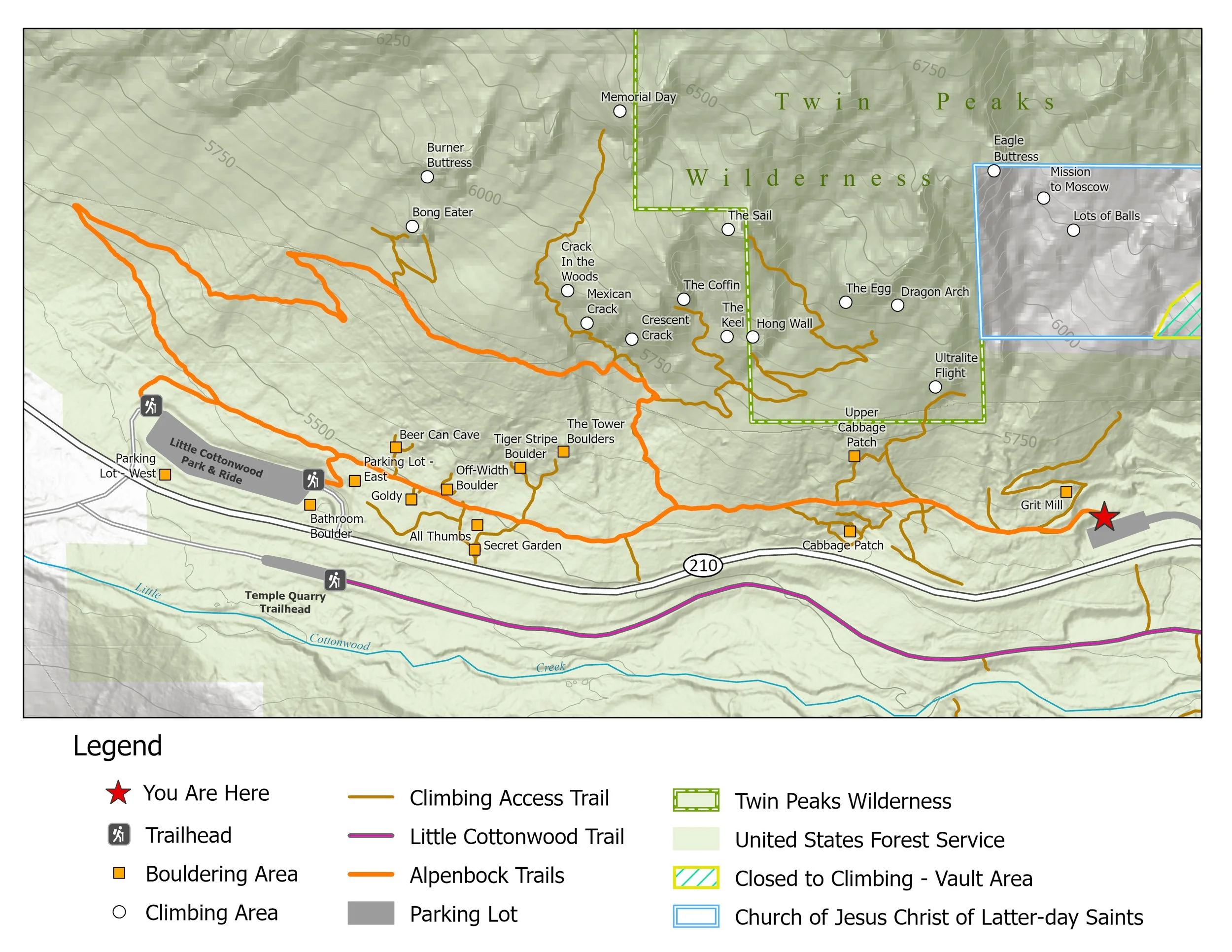 LCC Historic Climbing Area — Salt Lake Climbers Alliance