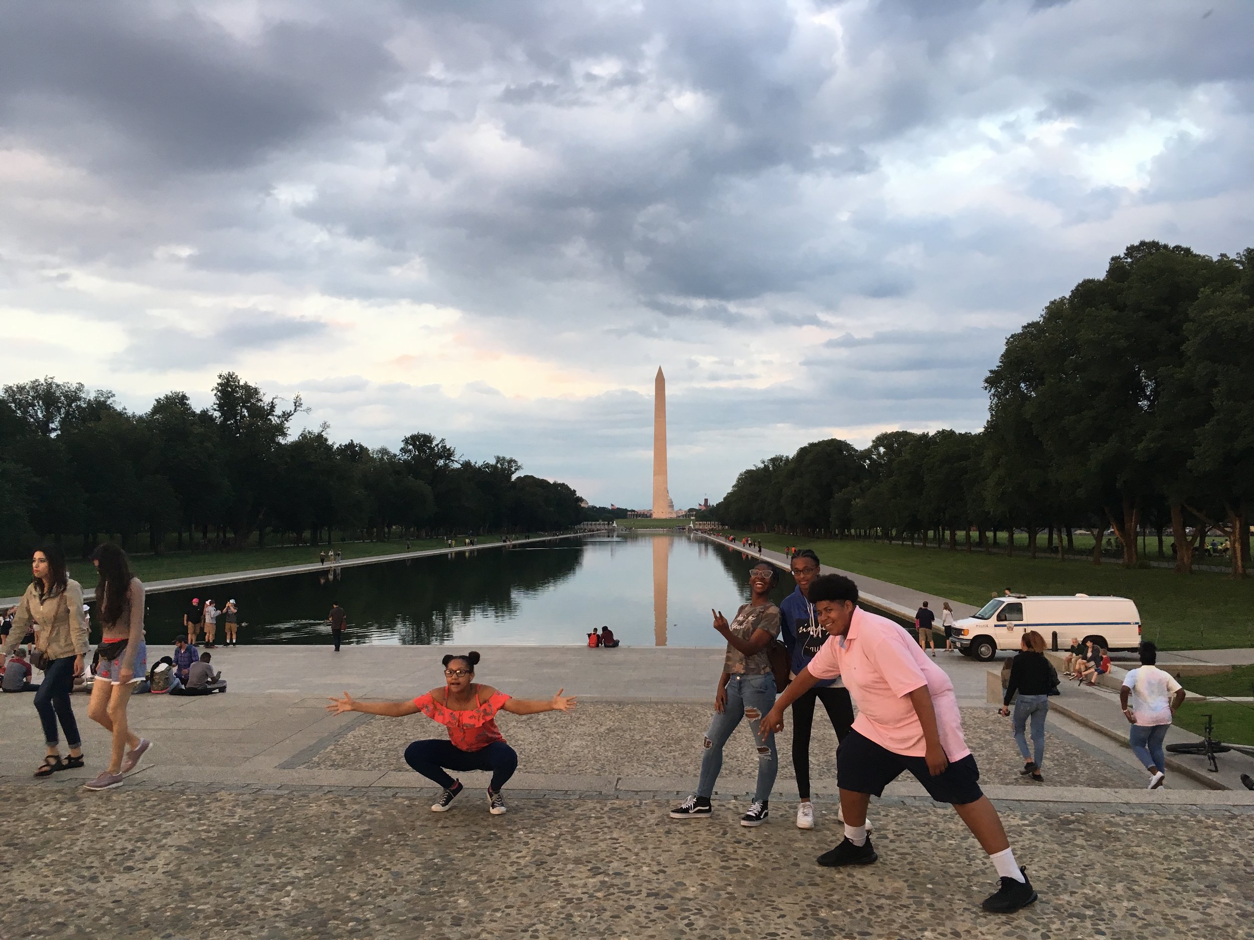   Unique, Malayah, Ajanae and Sahmir taking over D.C.  