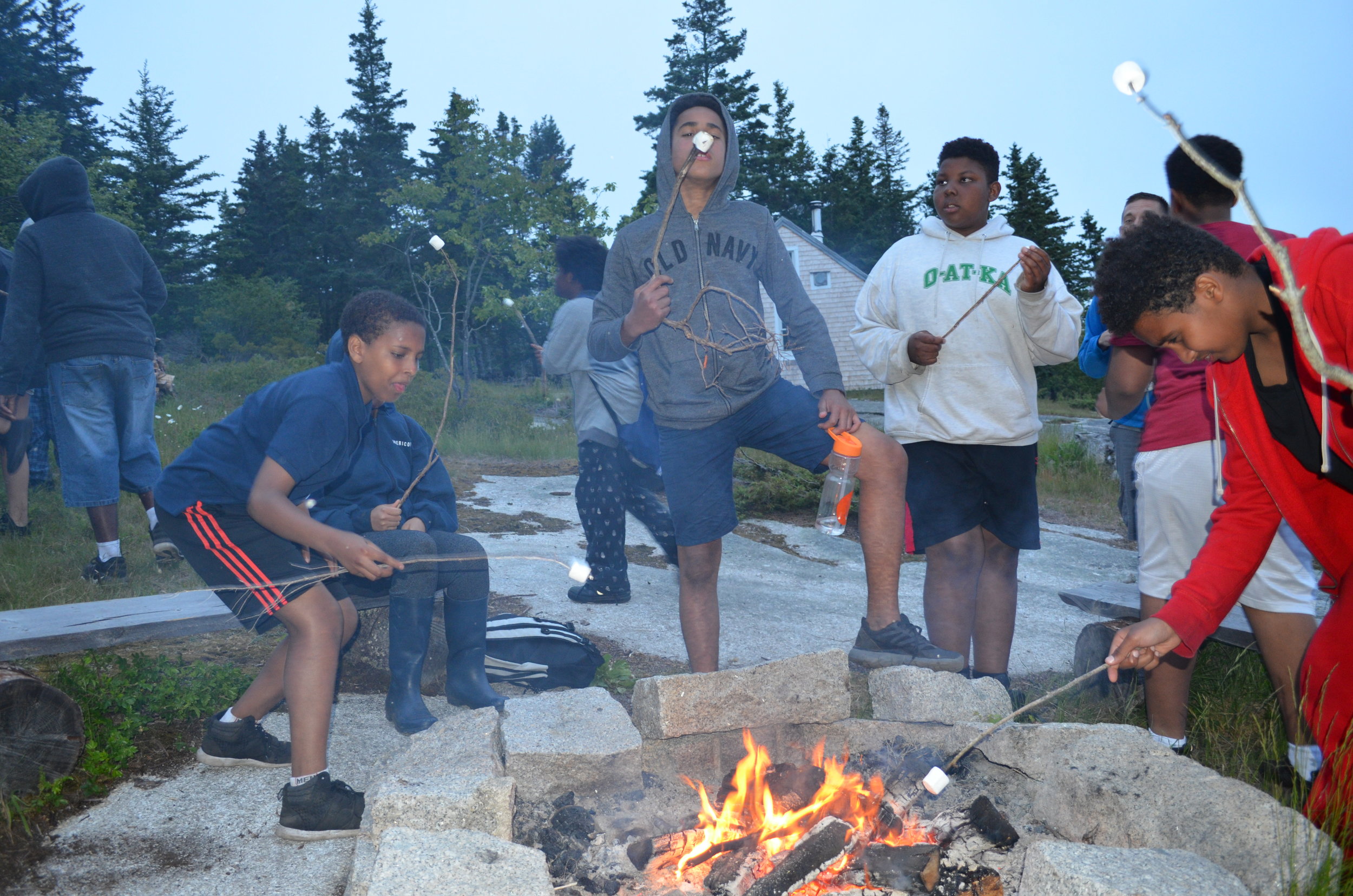   S’mores and a campfire!   