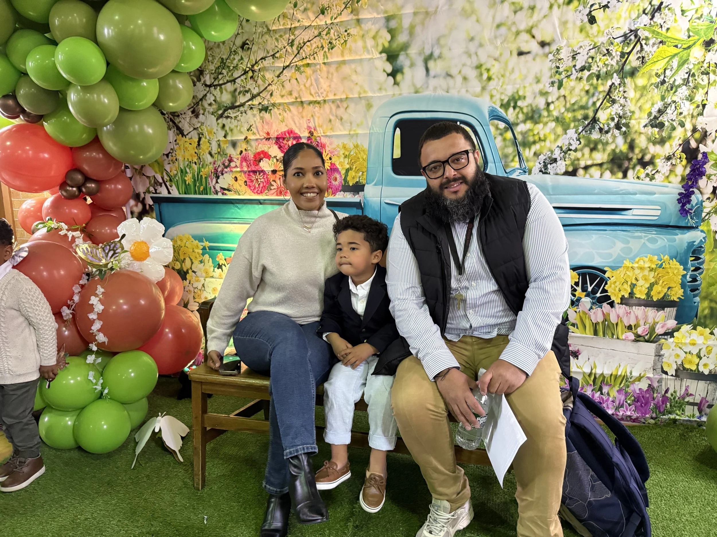 Euridio with his wife and son, Santiago.