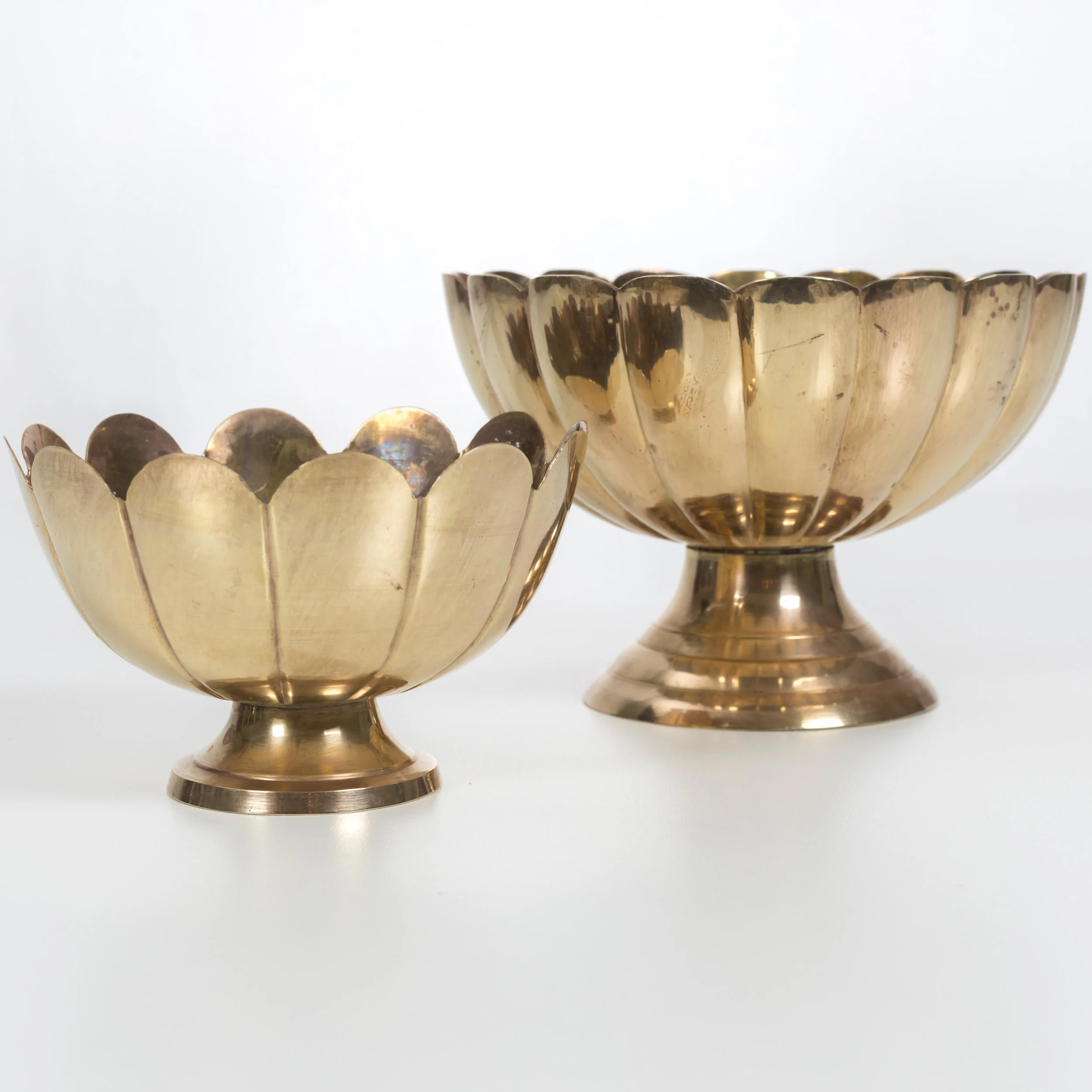 Vintage Brass Compote Collection