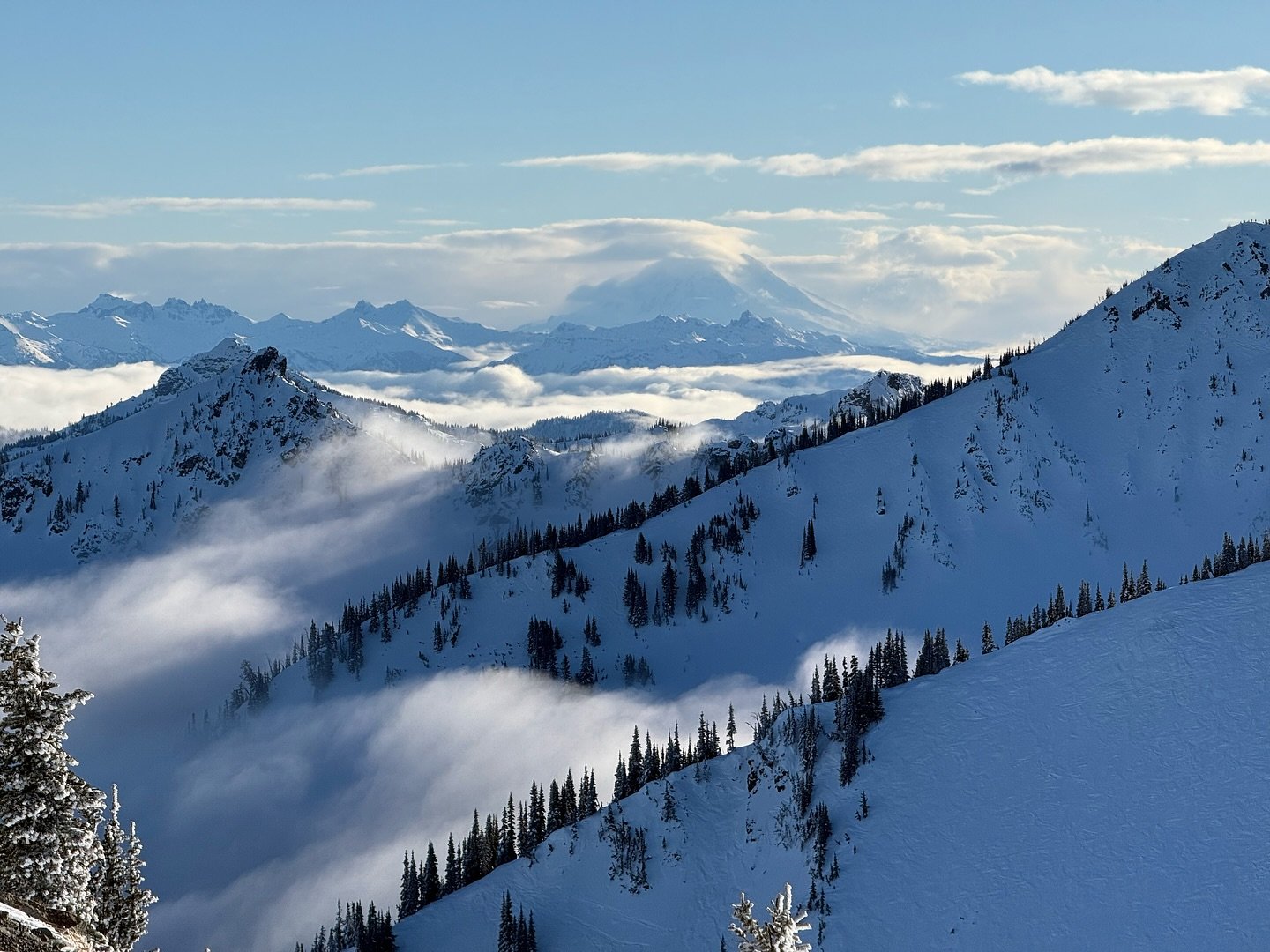 It&rsquo;s days like these that make you want to hold onto a moment just a little bit longer. Savor it, see how long you can capture a snowflake upon your fingers. Hold the warmth of the sun upon your skin. The mountains were in their full glory toda