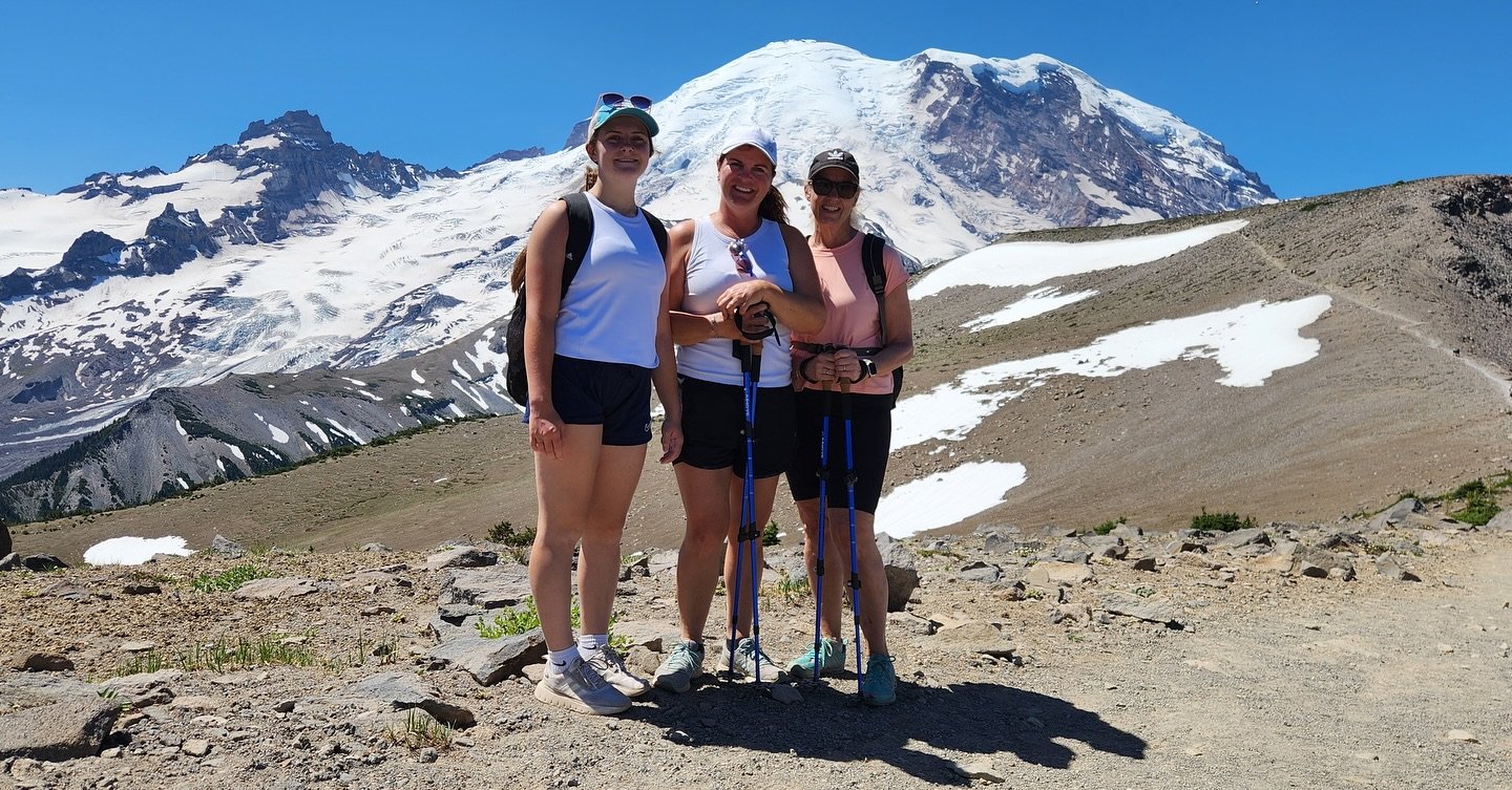 Happy Galentine&rsquo;s Day ladies! We see so many beautiful friendships on the trail and new ones formed. Get those #galpals together and hit the trail this summer at #mountrainier or #wallacefalls. Don&rsquo;t want to wait that long? Check out our 