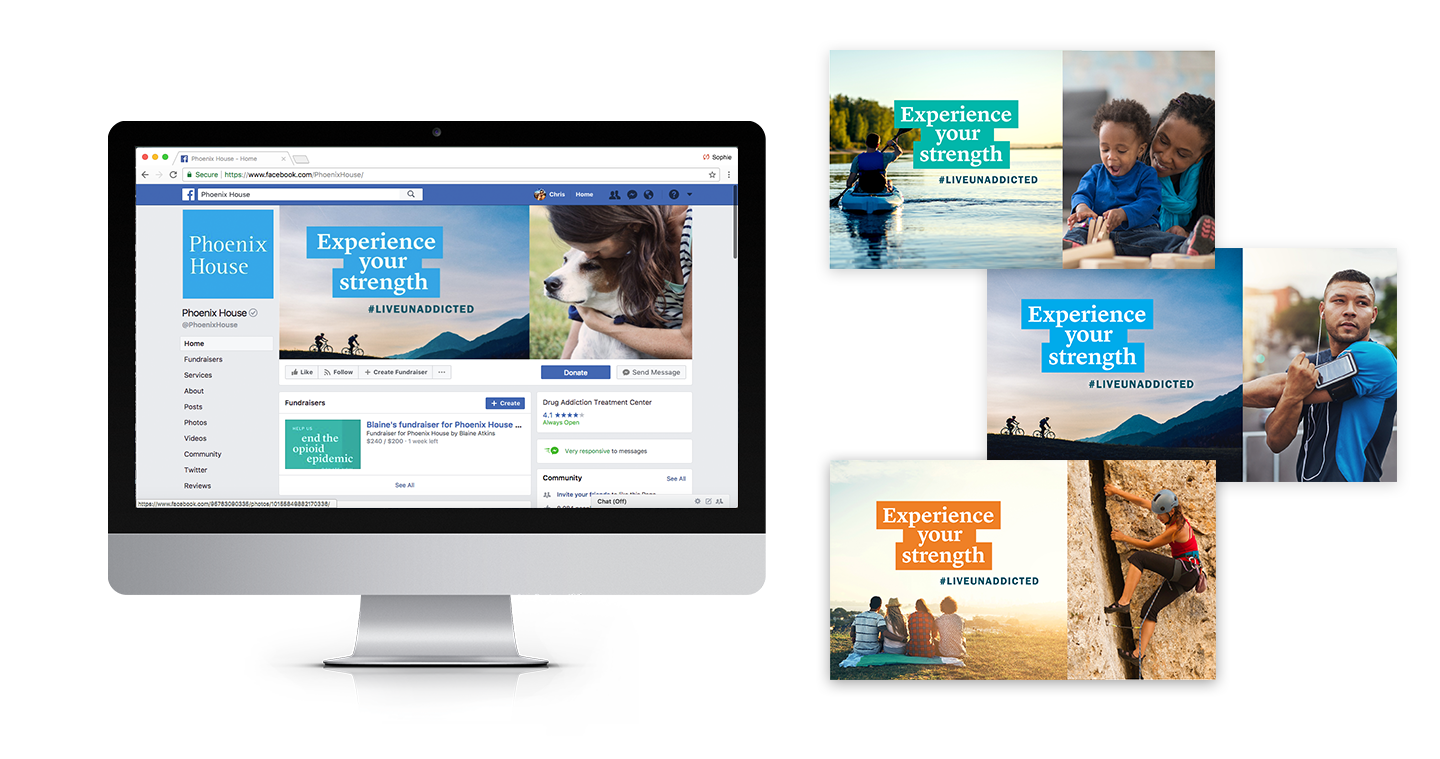 Our launch for Phoenix Life Centers began with a new microsite, focused on relaying sensitive information in a warm and modern way.