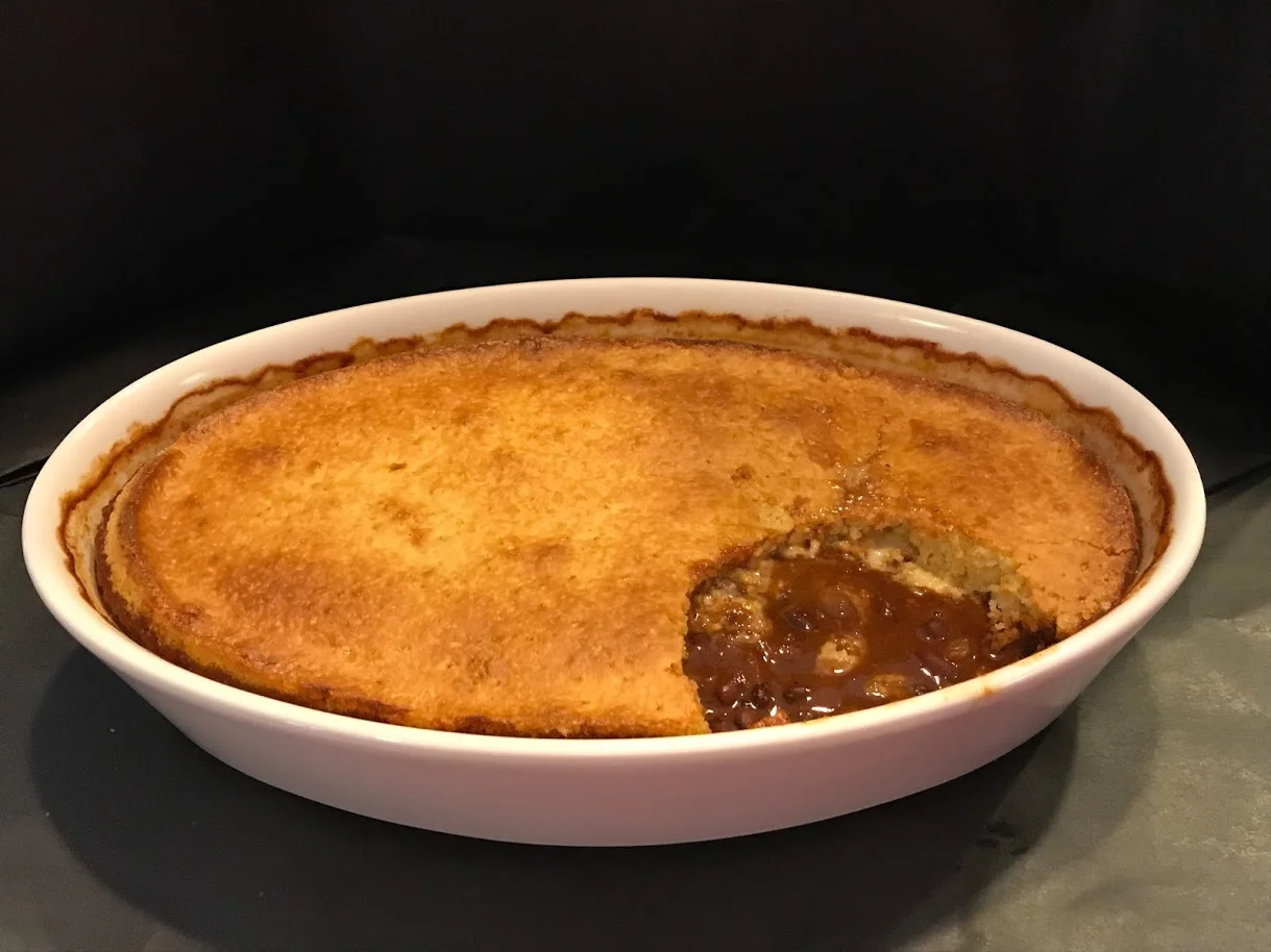 Corn Bread and Red Bean Pot Pie