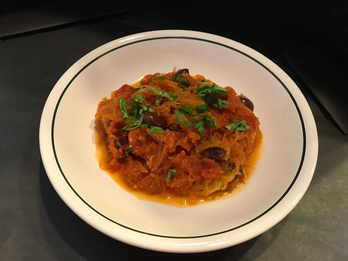 Spaghetti Squash Puttanesca