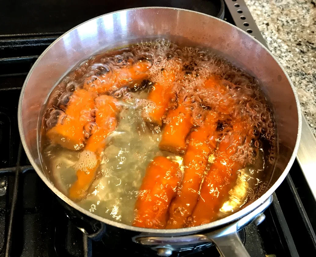 Boil whole or in large pieces