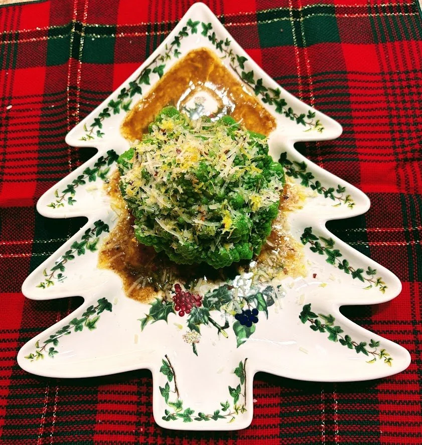 Romanesco with Lemon Brown Butter Sauce