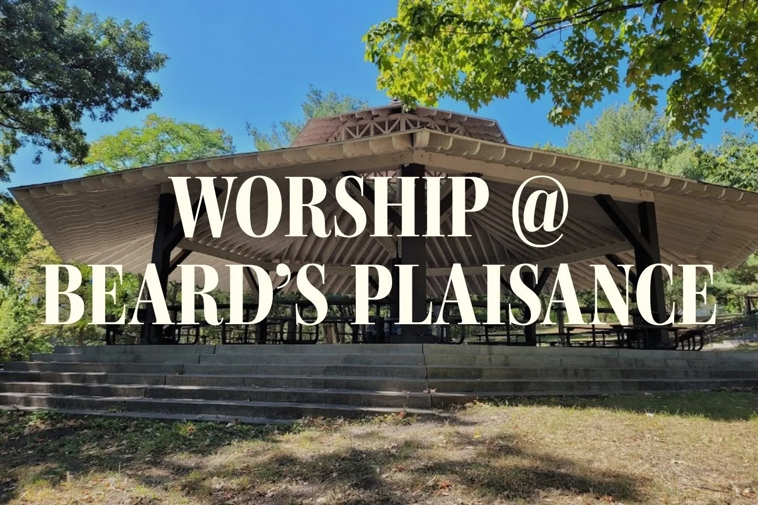 Worship at Beard's Plaisance Pavilion