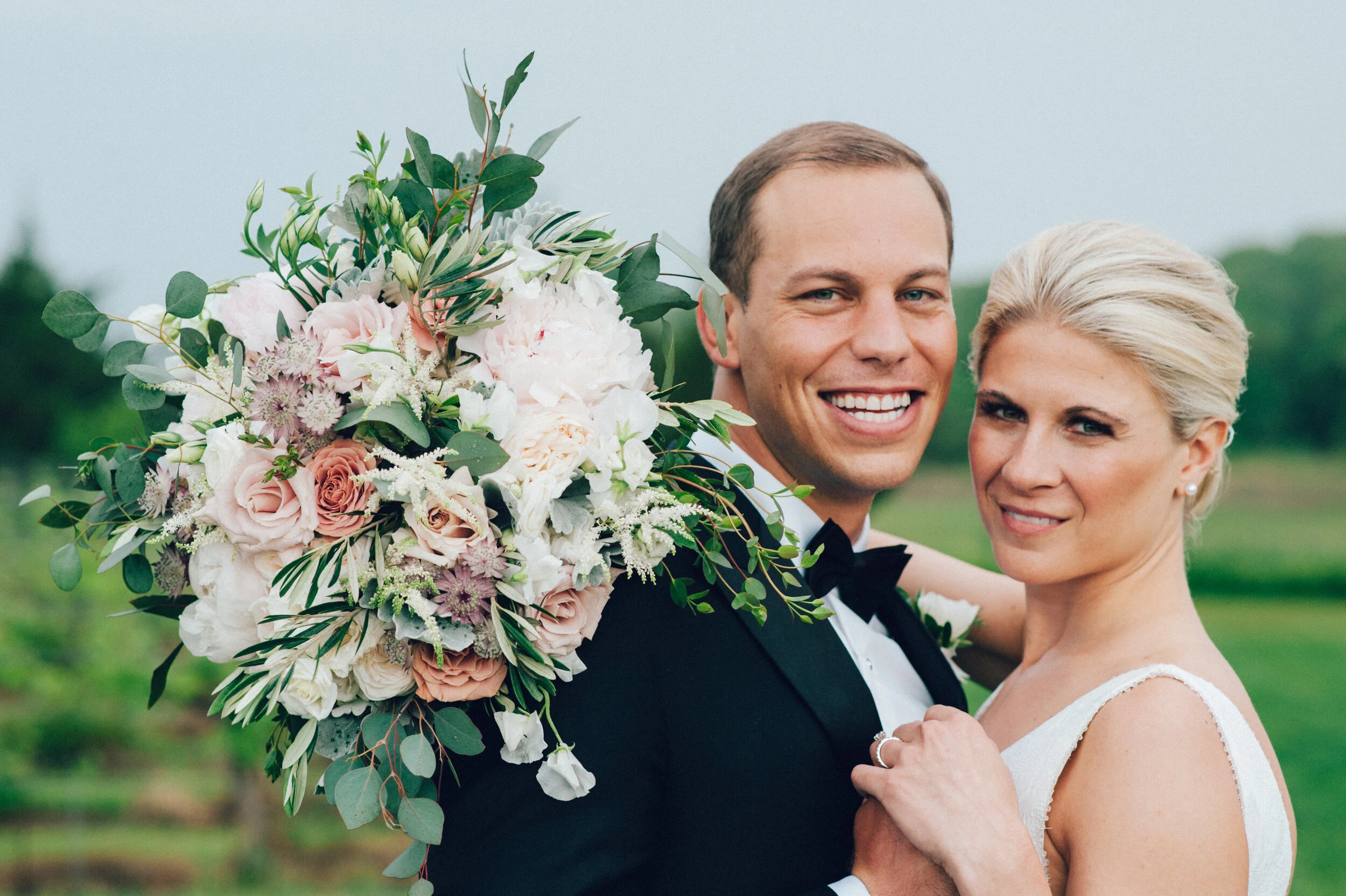 Gina + Steve's Beautiful Spring Vineyard Wedding