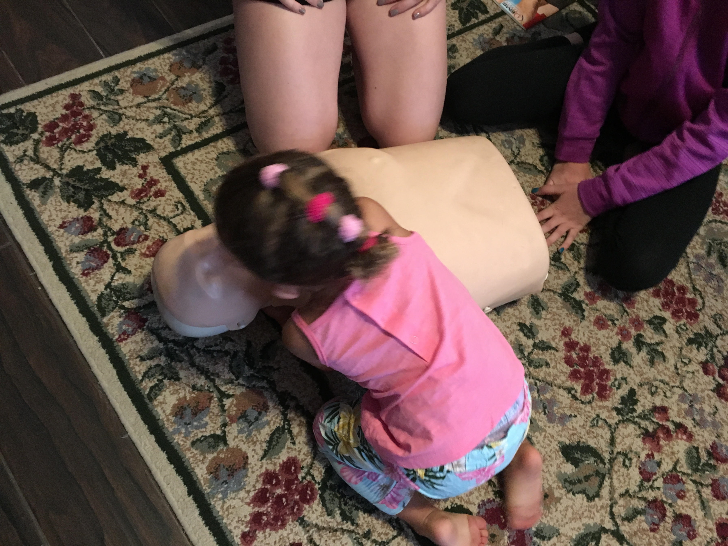 Janessa learns quickly! It's officially a family business!