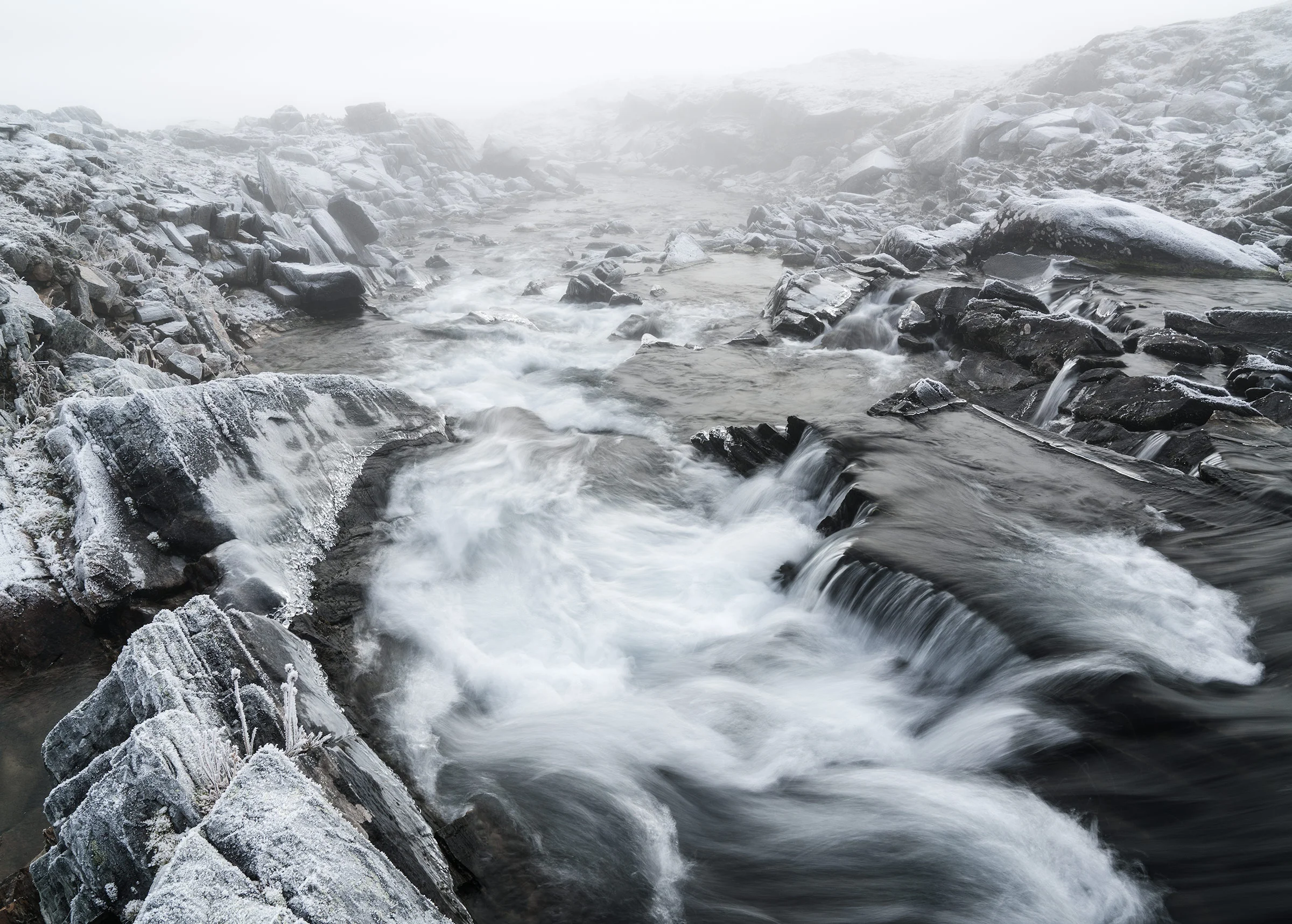 Lesson learned: Even more “ordinary” subjects like this mountain stream can shine if the conditions are right. Sarek National Park. October 2018.