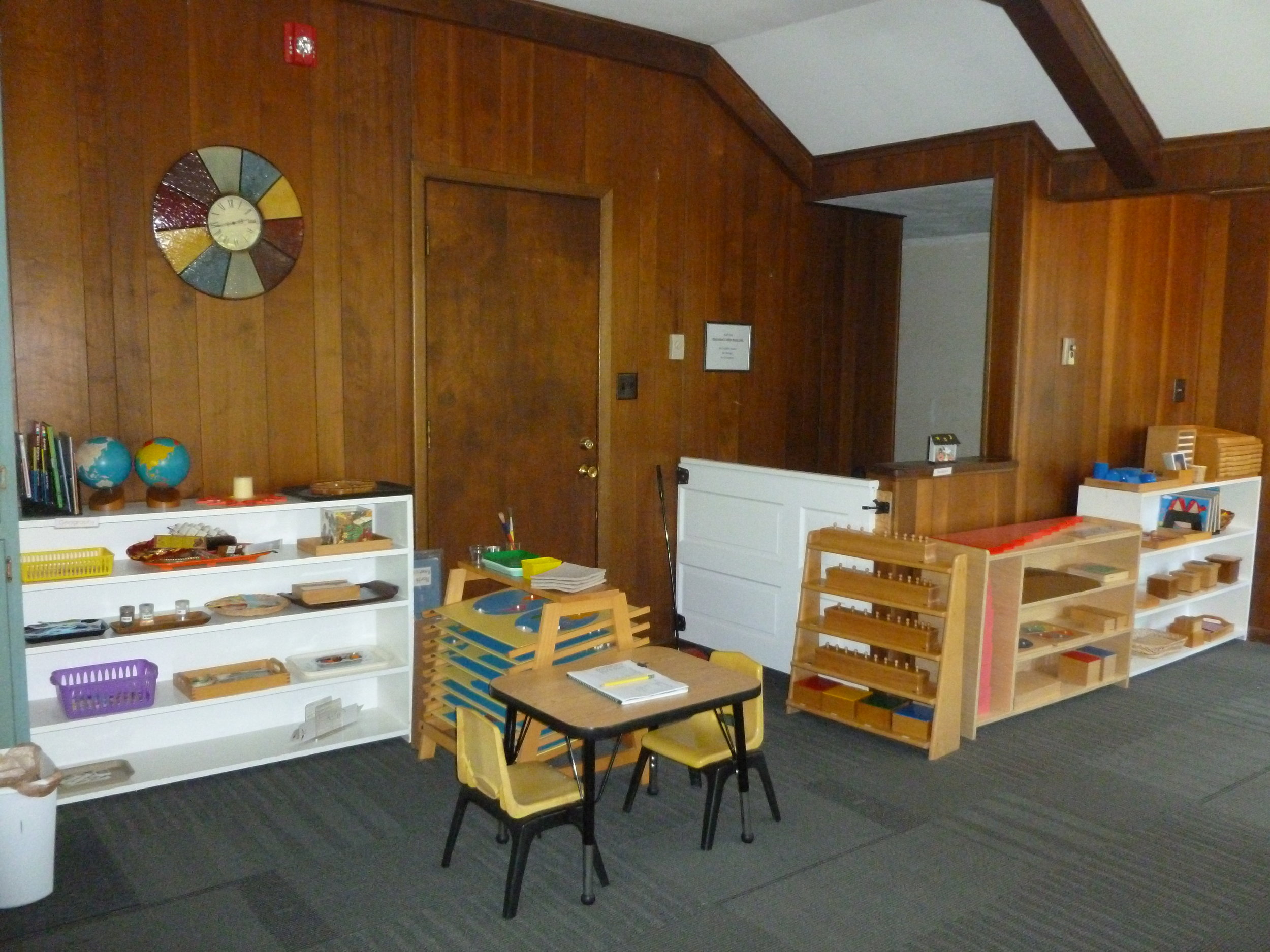3-6 Year Old Classroom- Sensorial and Cultural Areas