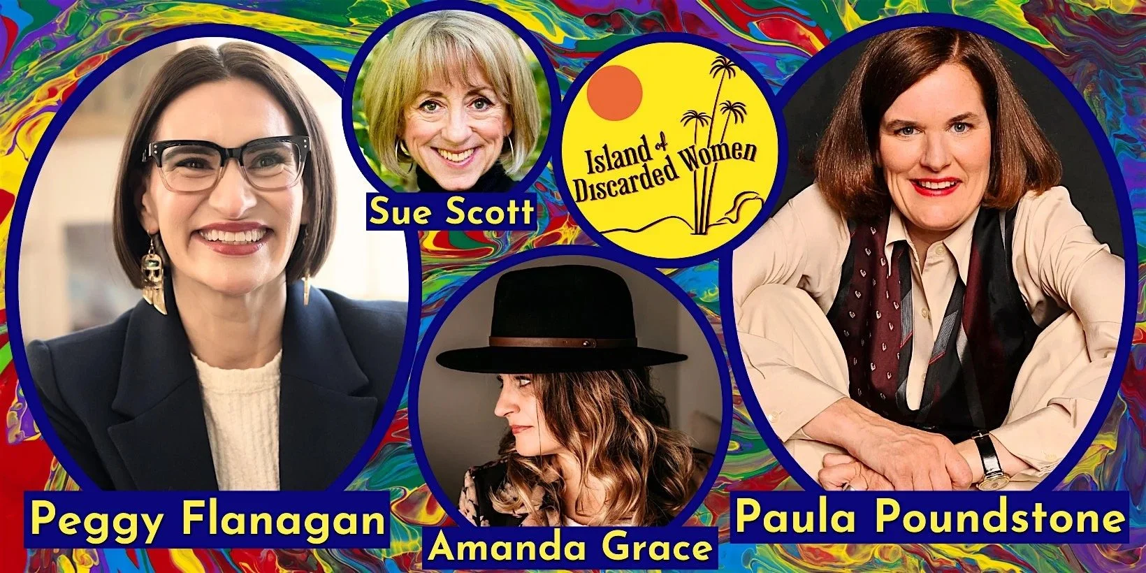 Sue Scott’s Island of Discarded Women with Flanagan, Poundstone &amp; Amanda Grace