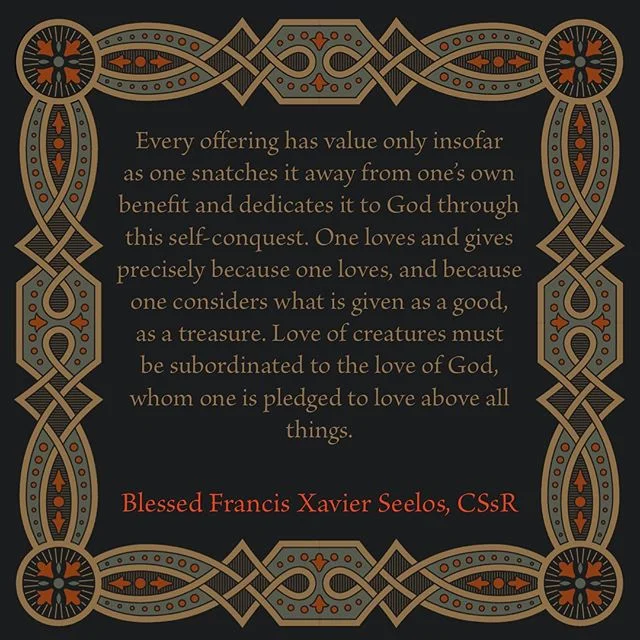 Blessed Francis Xavier Seelos, Pray For Us!