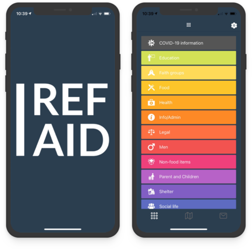 The RefAid mobile app