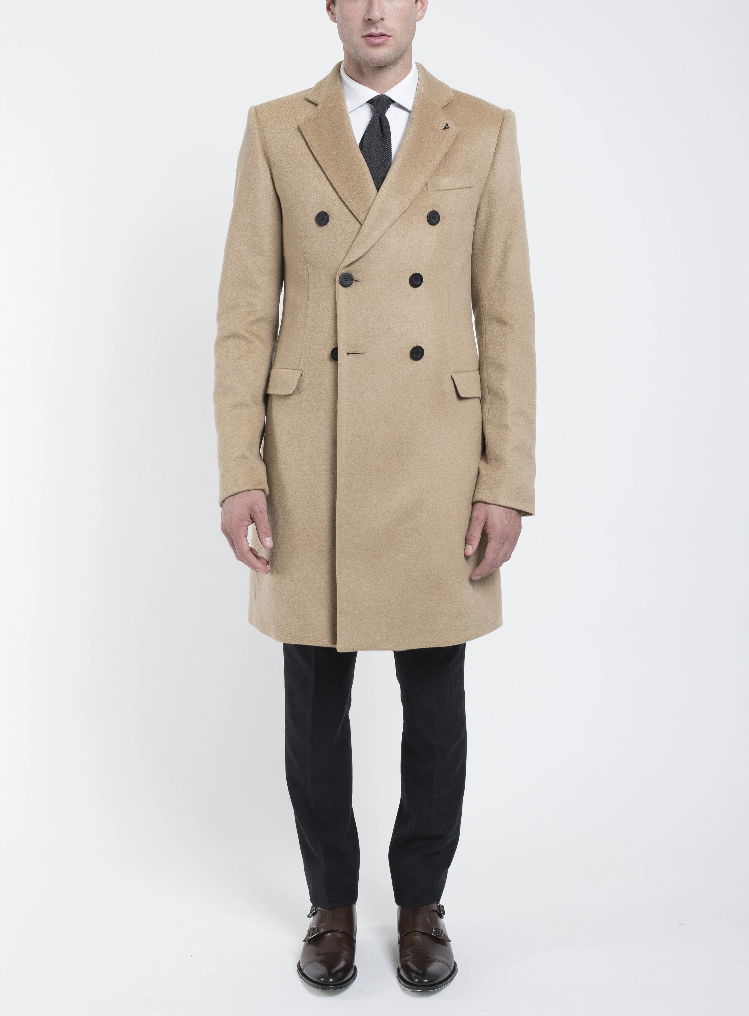 Royal Arch Camel Coat For Tall Men