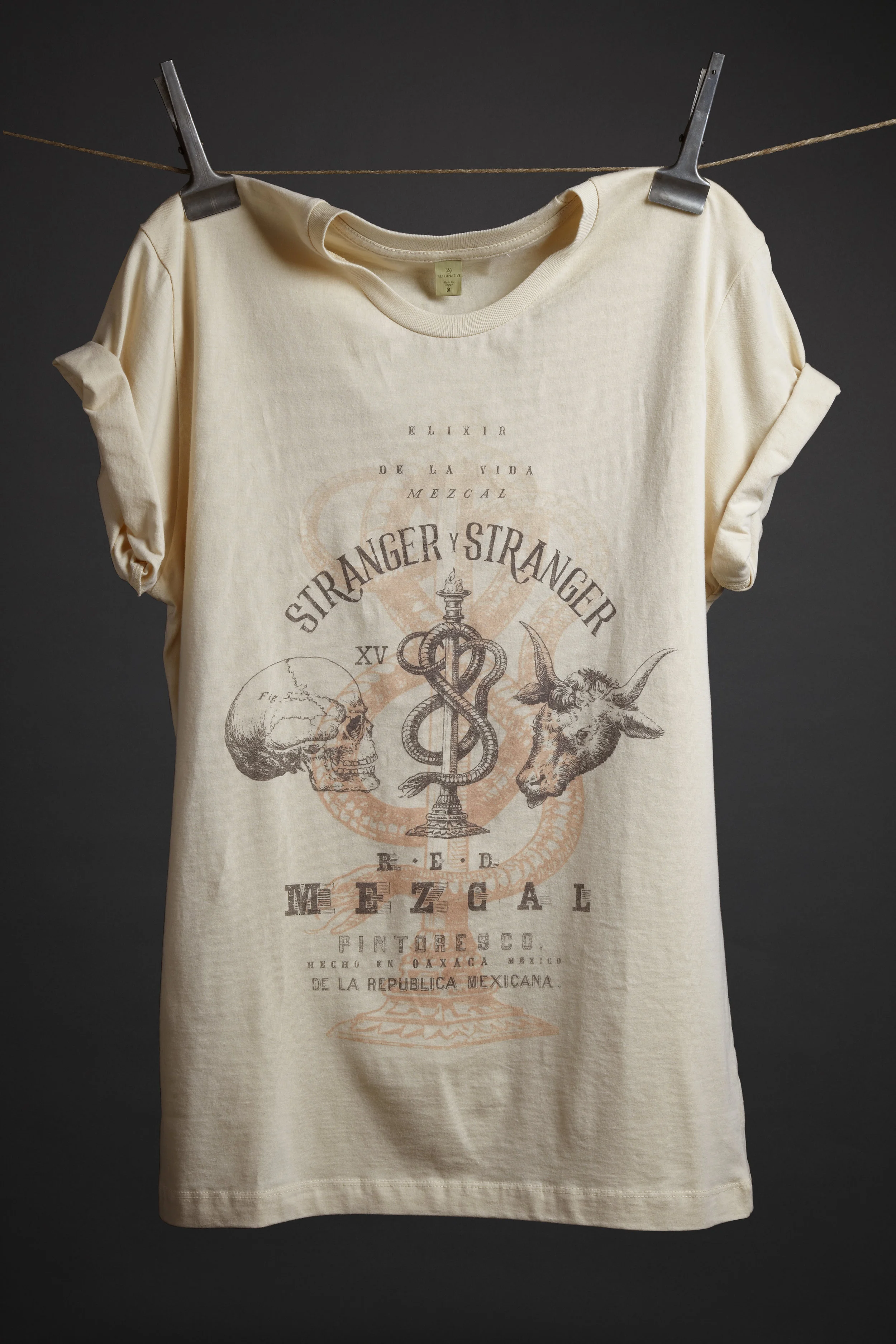 Mezcal T-Shirt - Cream Small