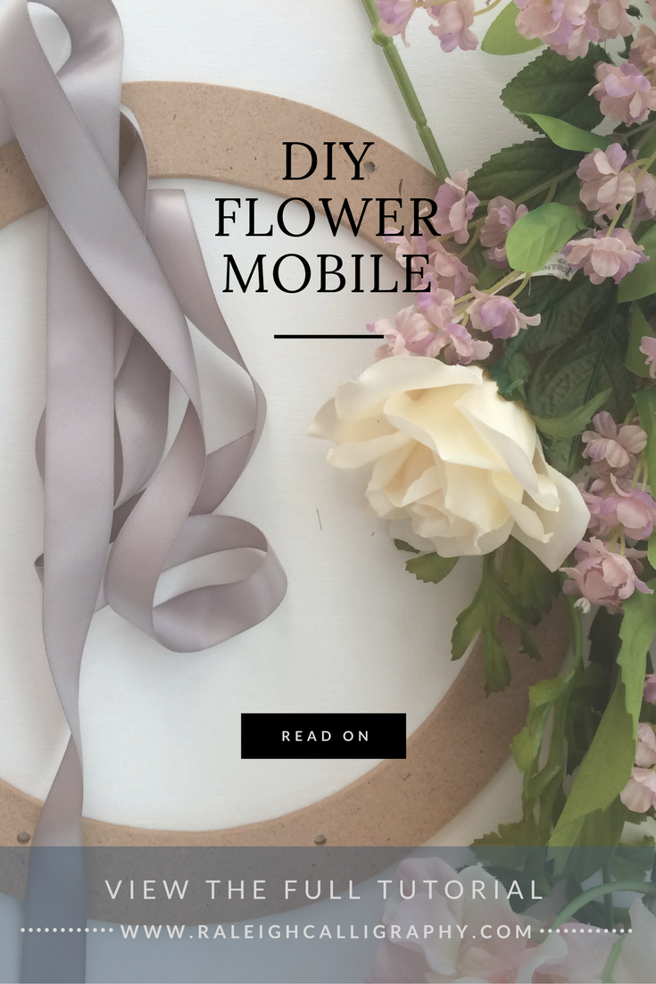 floral mobile nursery