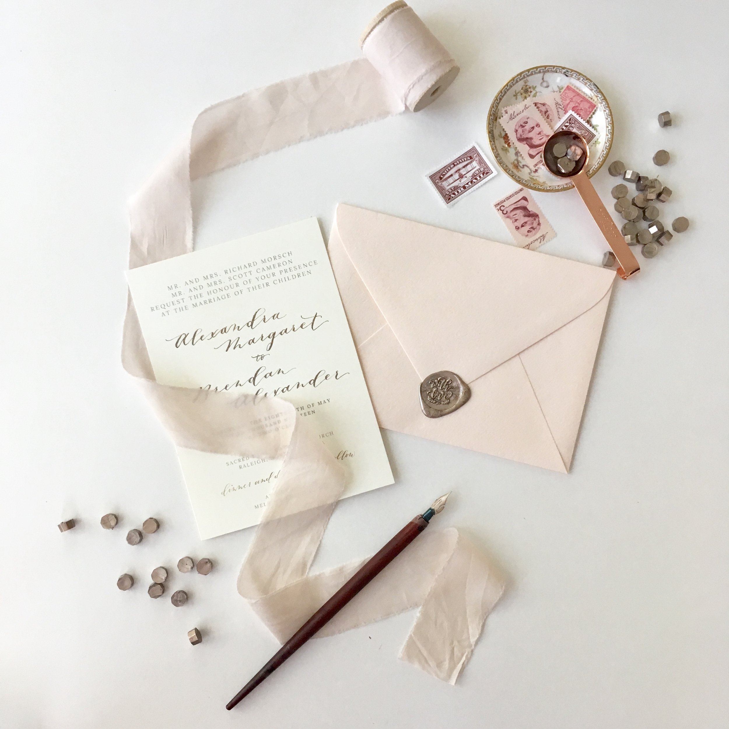 How to Use Wax Seals — Raleigh Calligraphy & Design