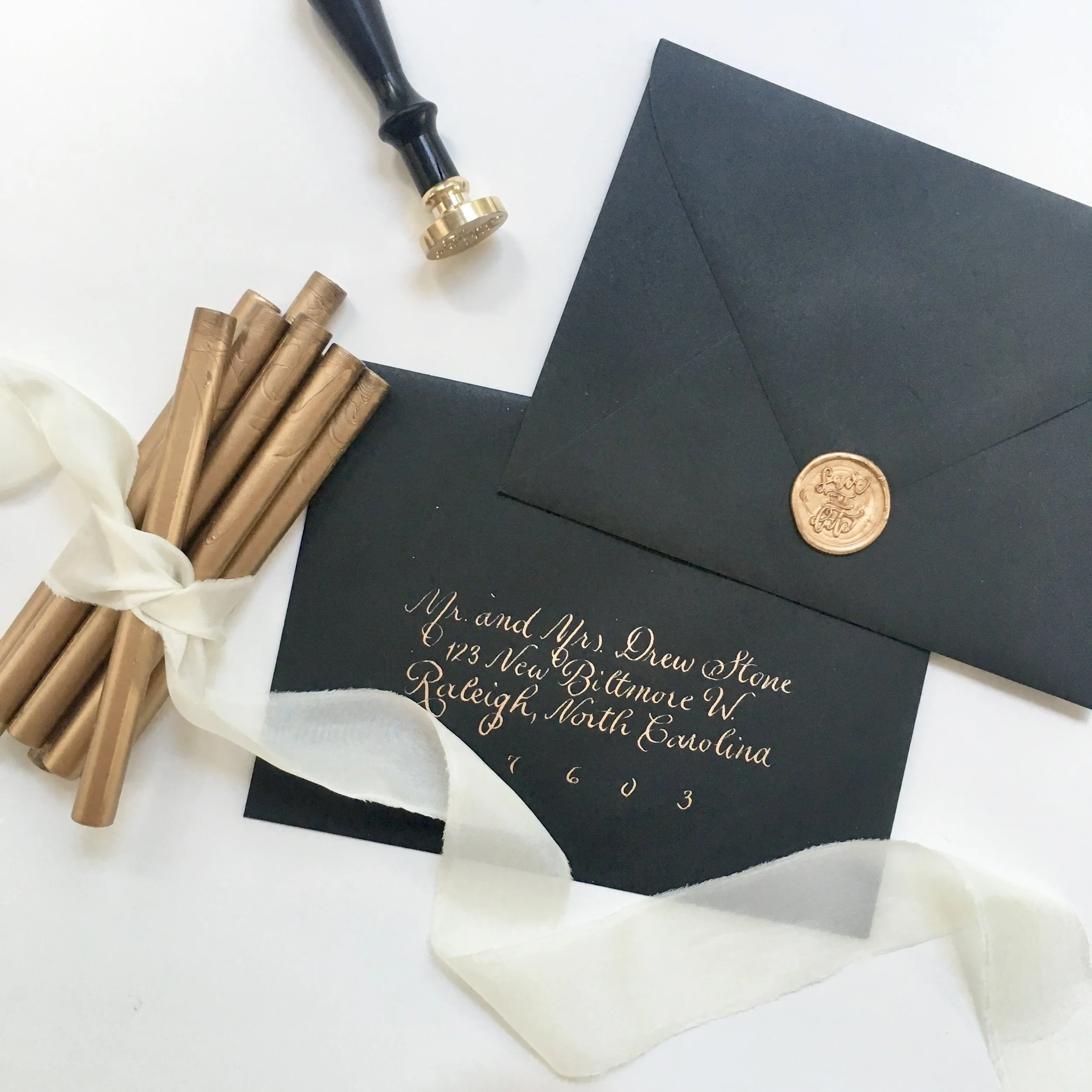 How to Use Wax Seals — Raleigh Calligraphy & Design