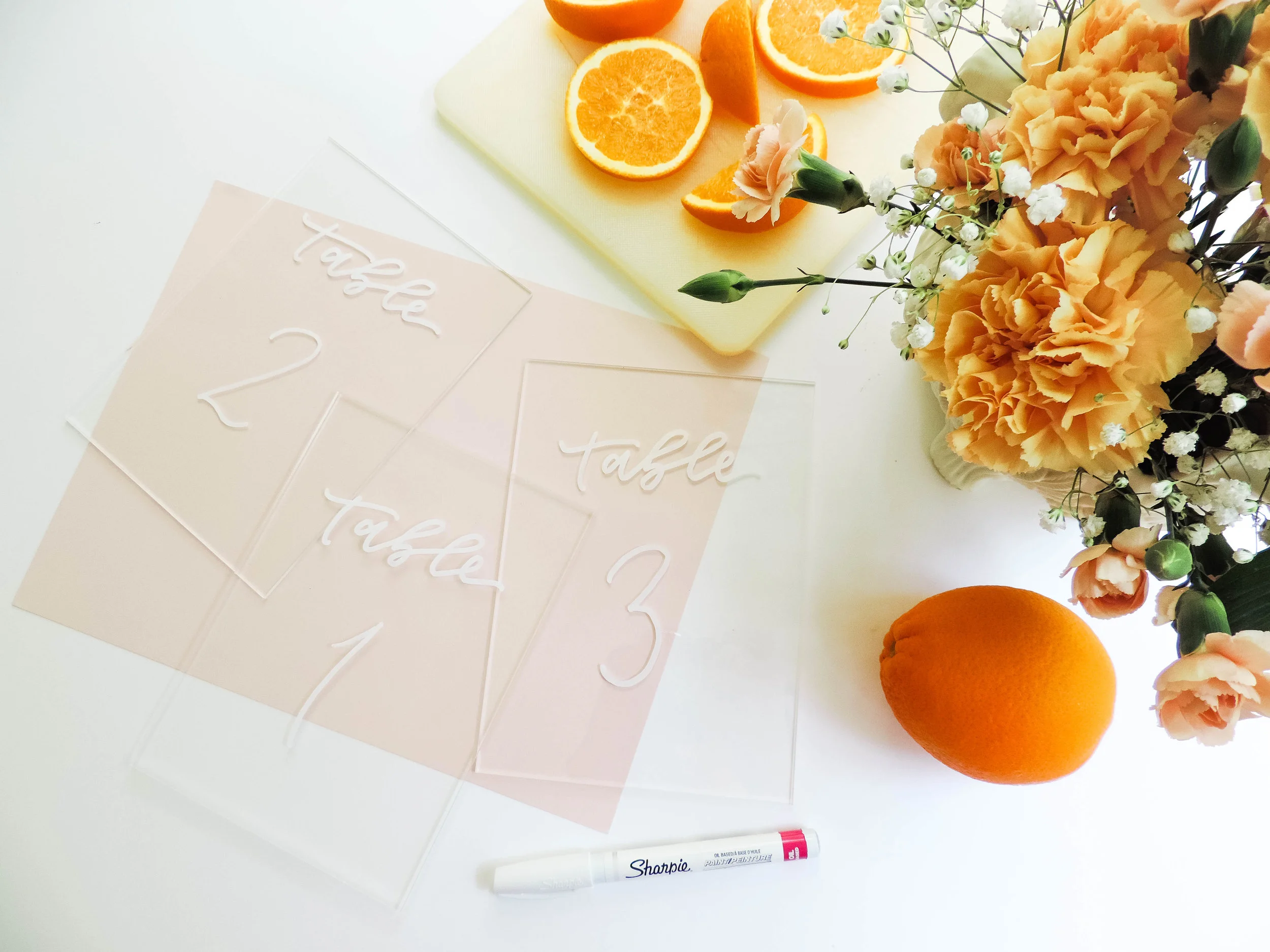 How to Write and Paint on Acrylic Signs — Raleigh Calligraphy & Design